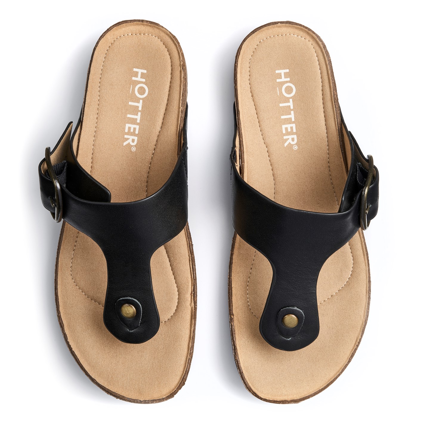 Hotter Resort Sandals Wide Fit - 3