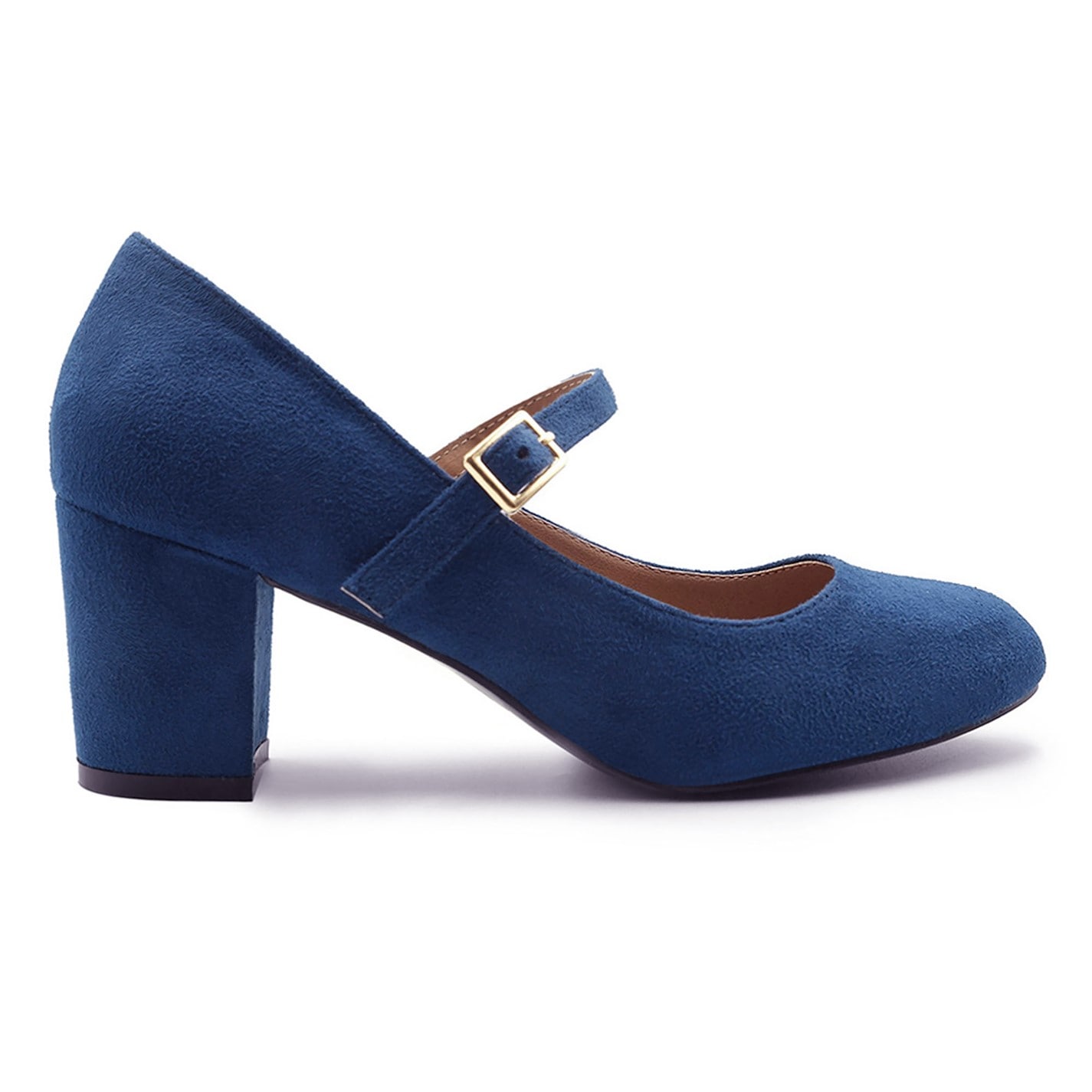 Where’s That From Araceli Extra Wide Fit Block Heel Mary Jane Pumps - 3