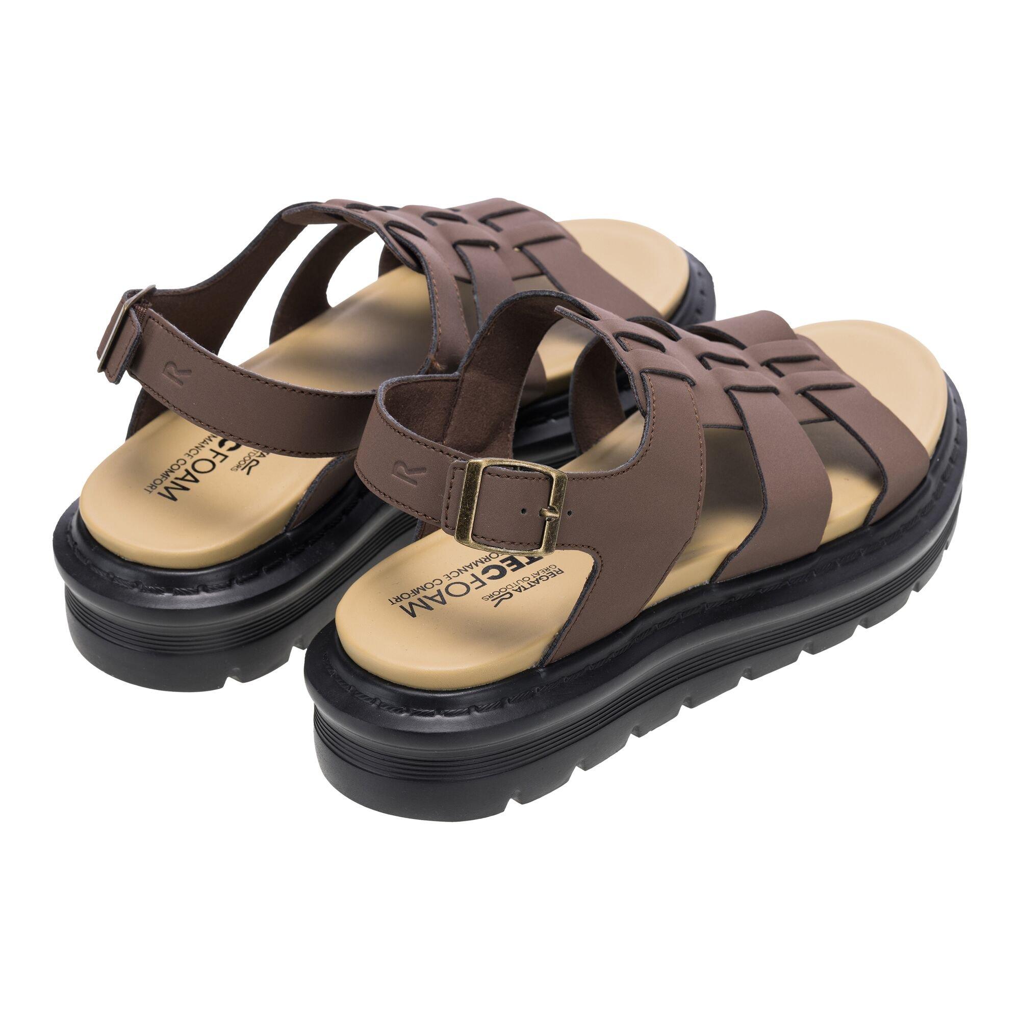 Regatta Chestnut Brown 9249345 Womens Palma Sandals - 6