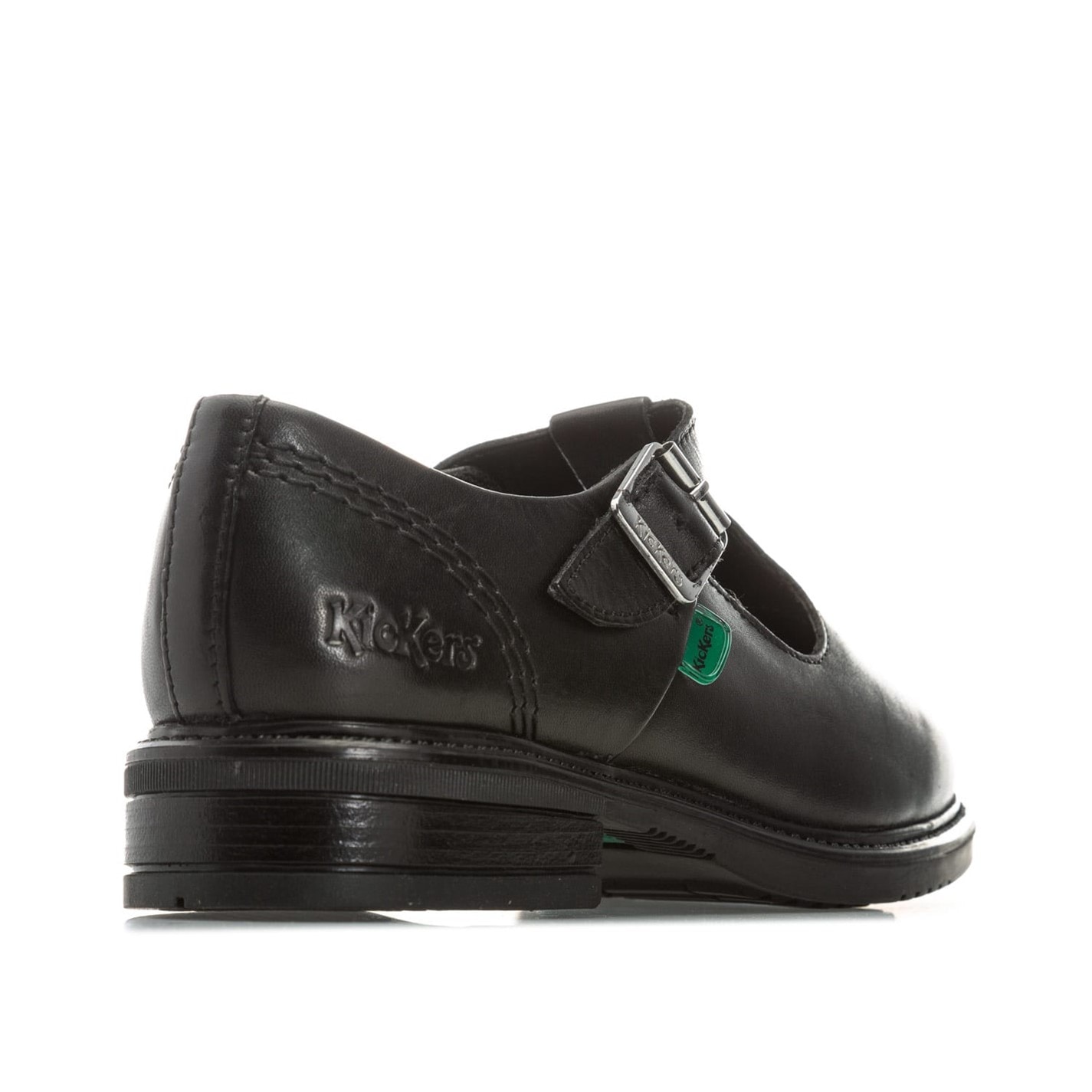 Kickers Children Lach T-Bar Leather Shoes - 3