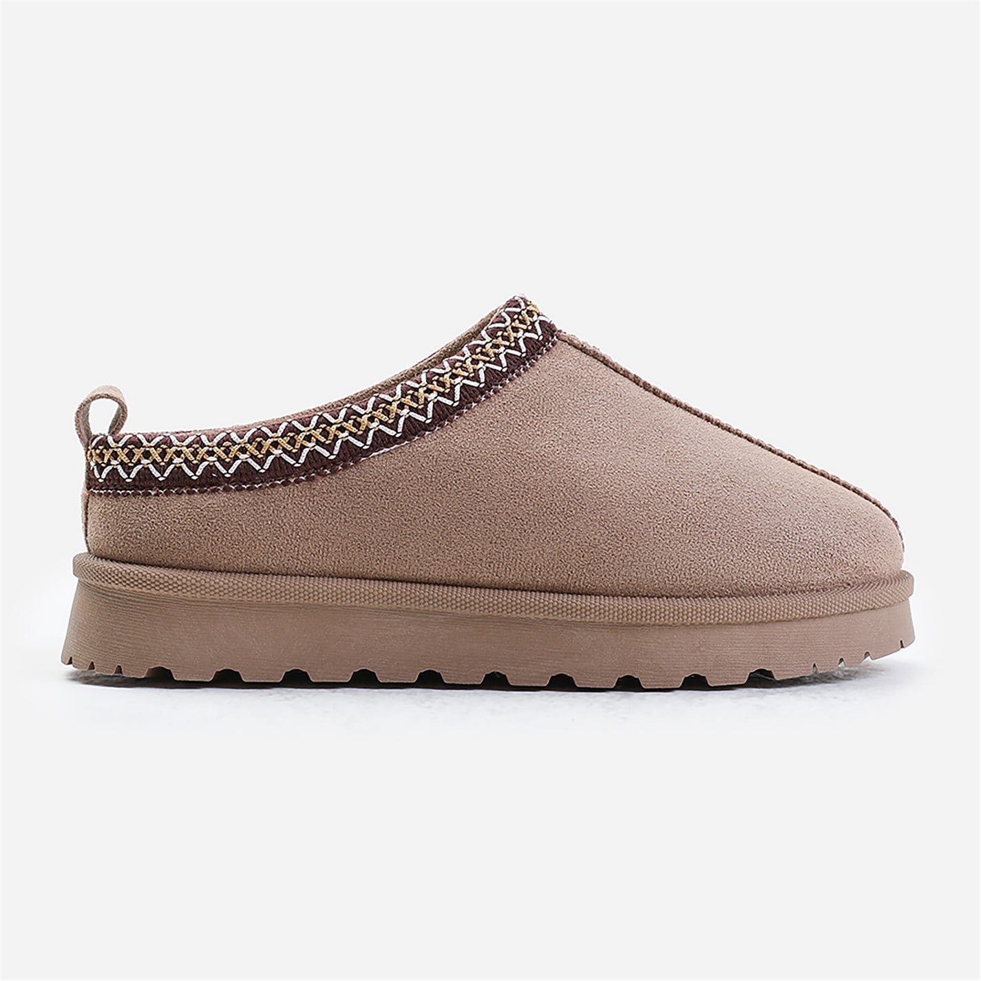 Wheres That From Pine Camel Faux-Suede Fur Lining Slipper Boots - 2