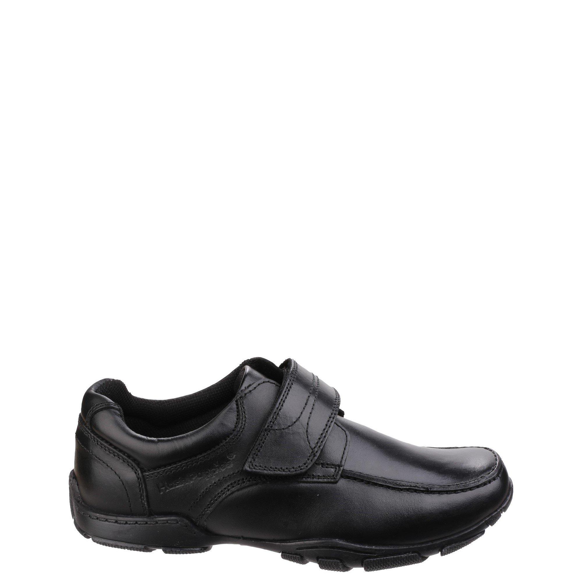 Boty Hush Puppies Black 8045039 Freddy 2 Junior School Shoe - 1