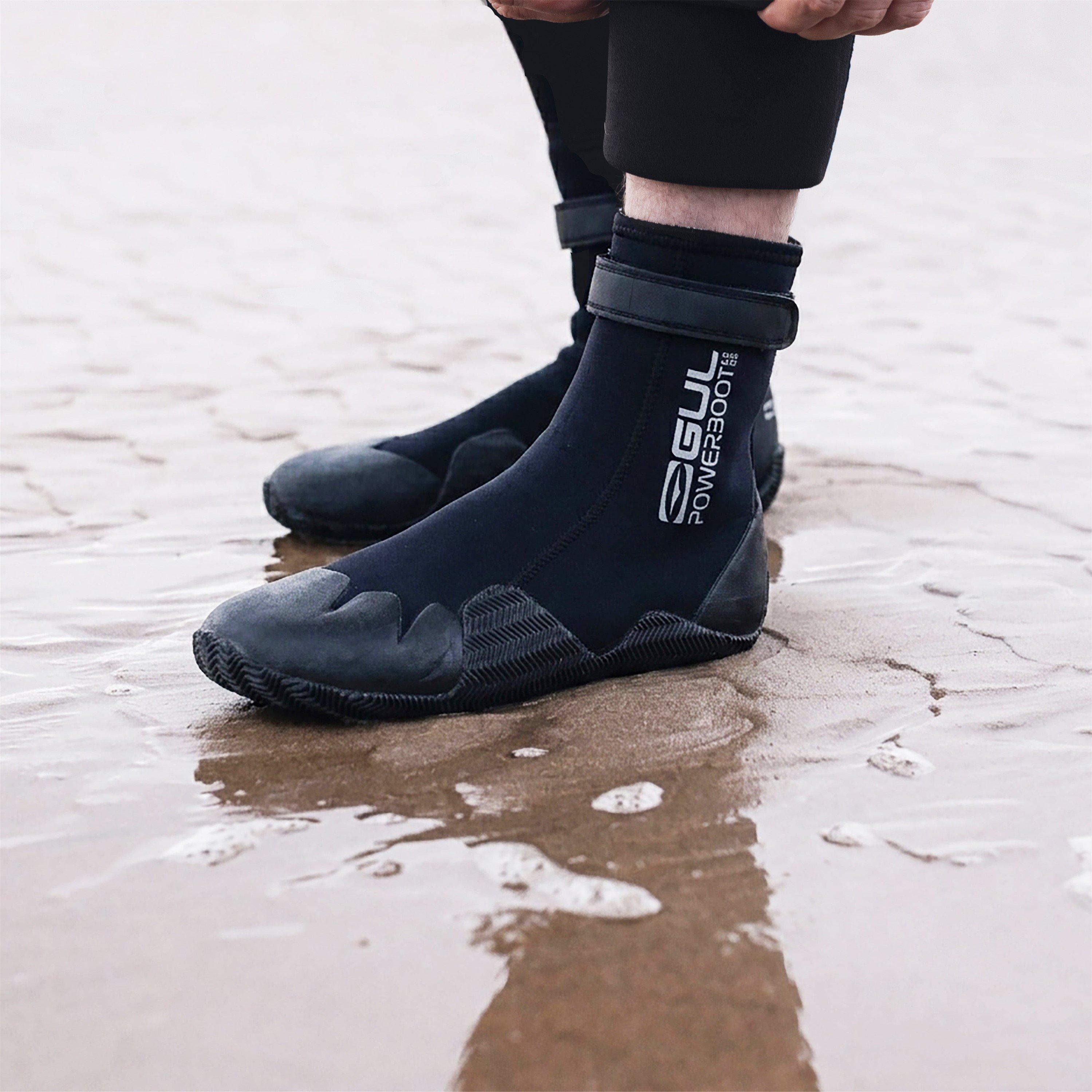 Boty Gul Black 877002 5MM POWERBOOT BLINDSTITCHED WETSUIT BOOT - 10