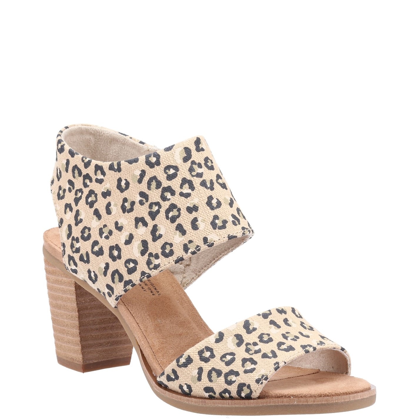 Toms Majorca Cutout Textured Cheetah Sandal - 2