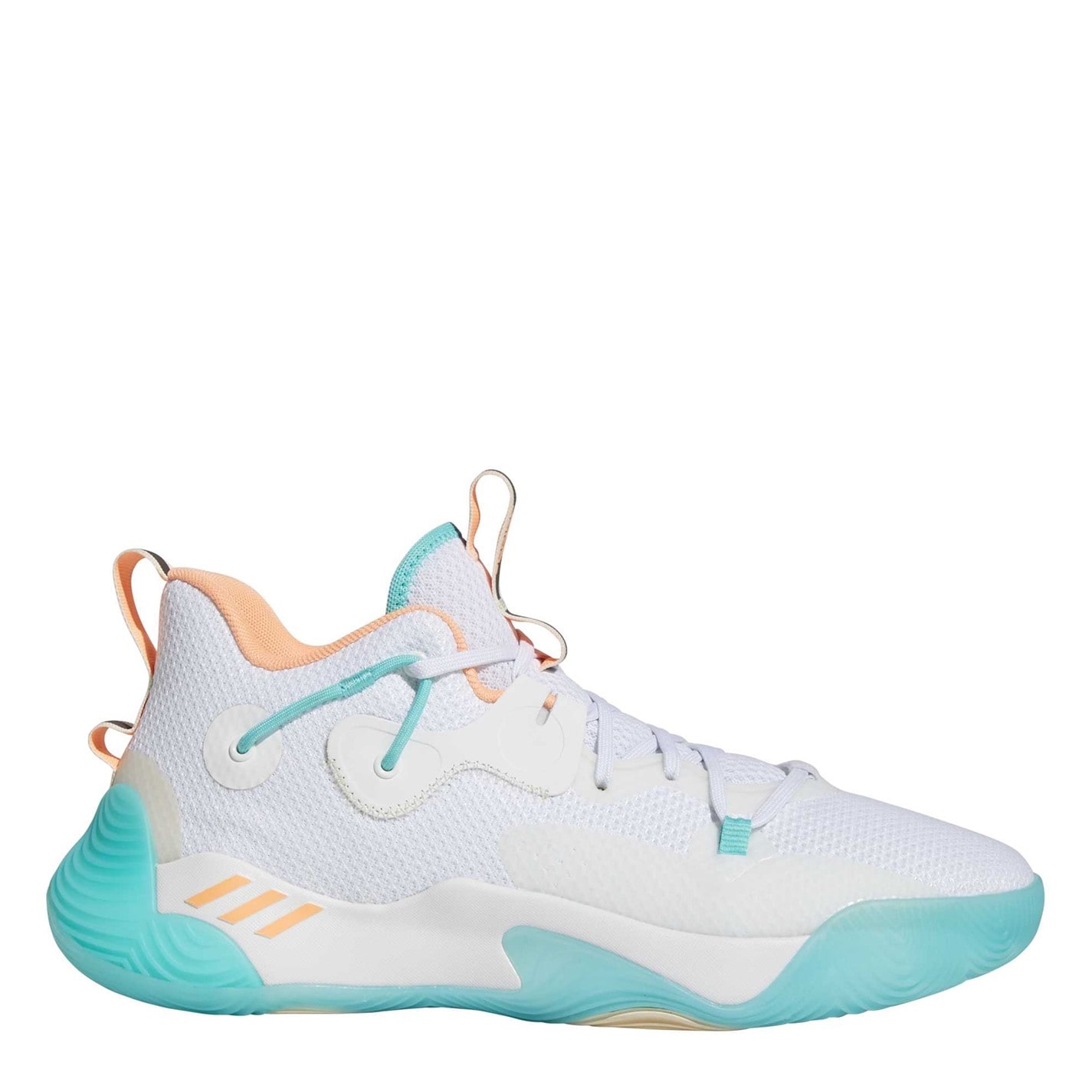 Tenisky adidas White 7137455 Harden Stepback 3 Basketball Shoes - 1