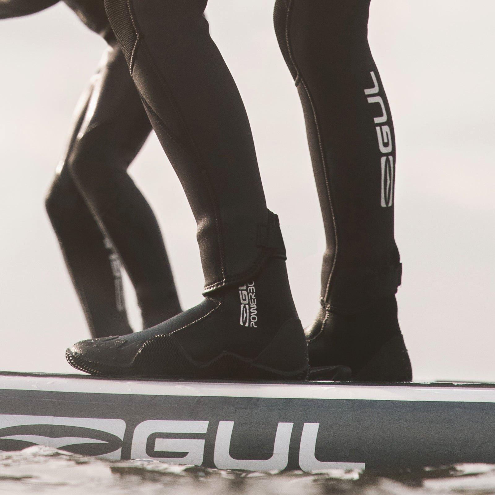 Boty Gul Black 4105433 JUNIOR 5MM POWERBOOT BLINDSTITCHED WETSUIT BOOT - 8