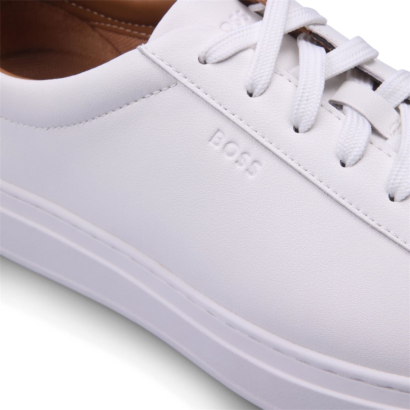 Boss Kieran Leather Trainers - 4