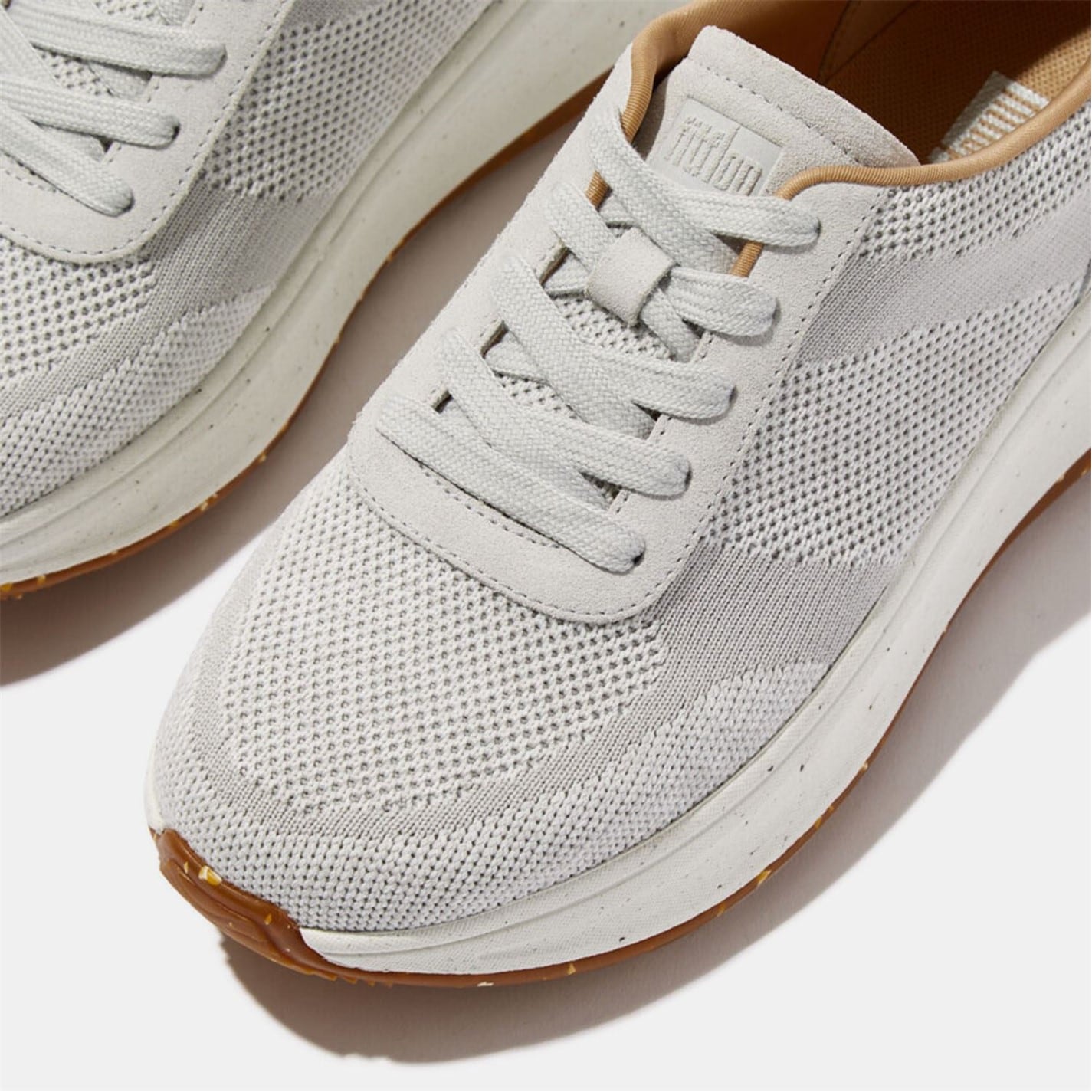 Fitflop F-Mode Knit Flatform Trainers - 4