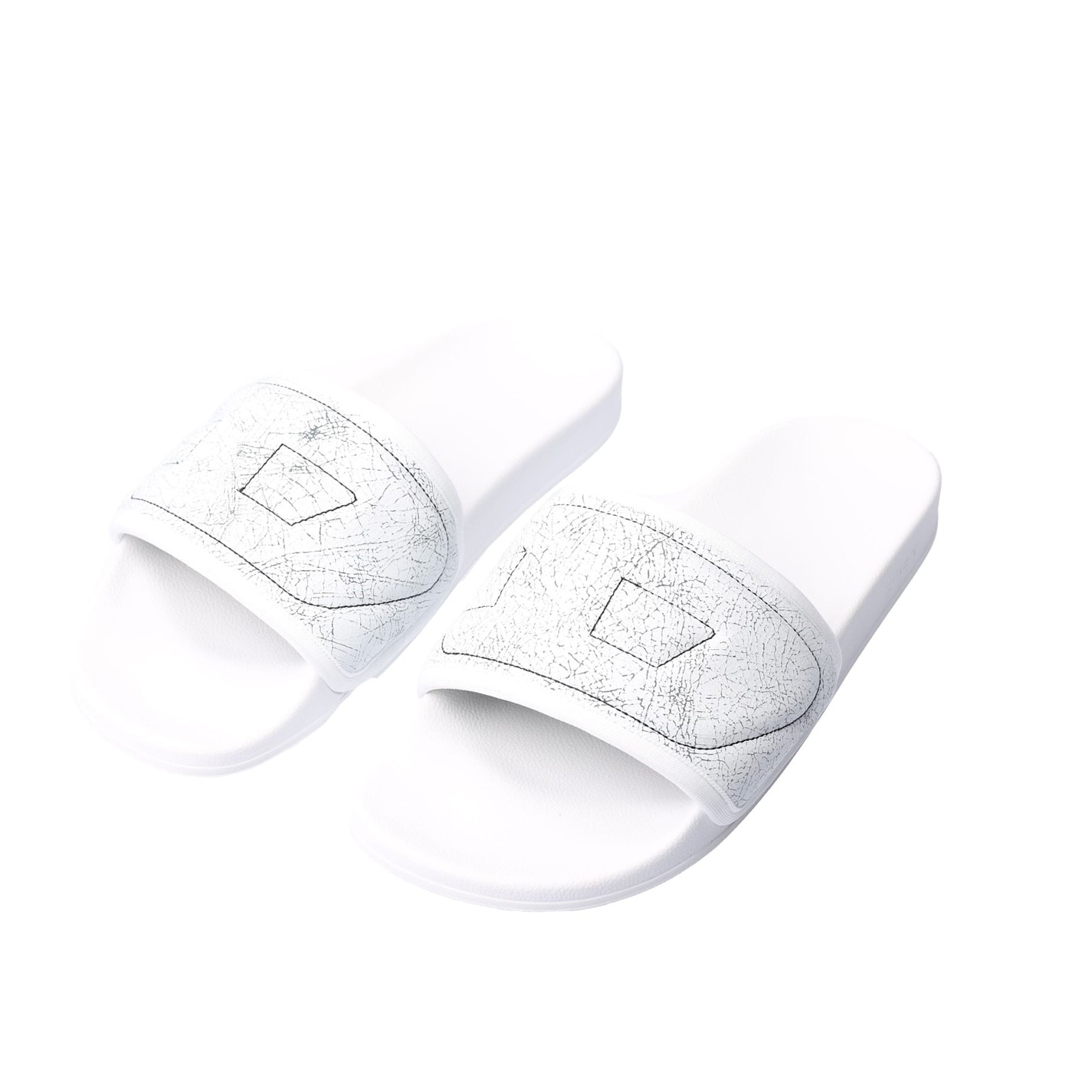 Diesel White 1767417 Sa-Mayemi Puf Sandals - 1