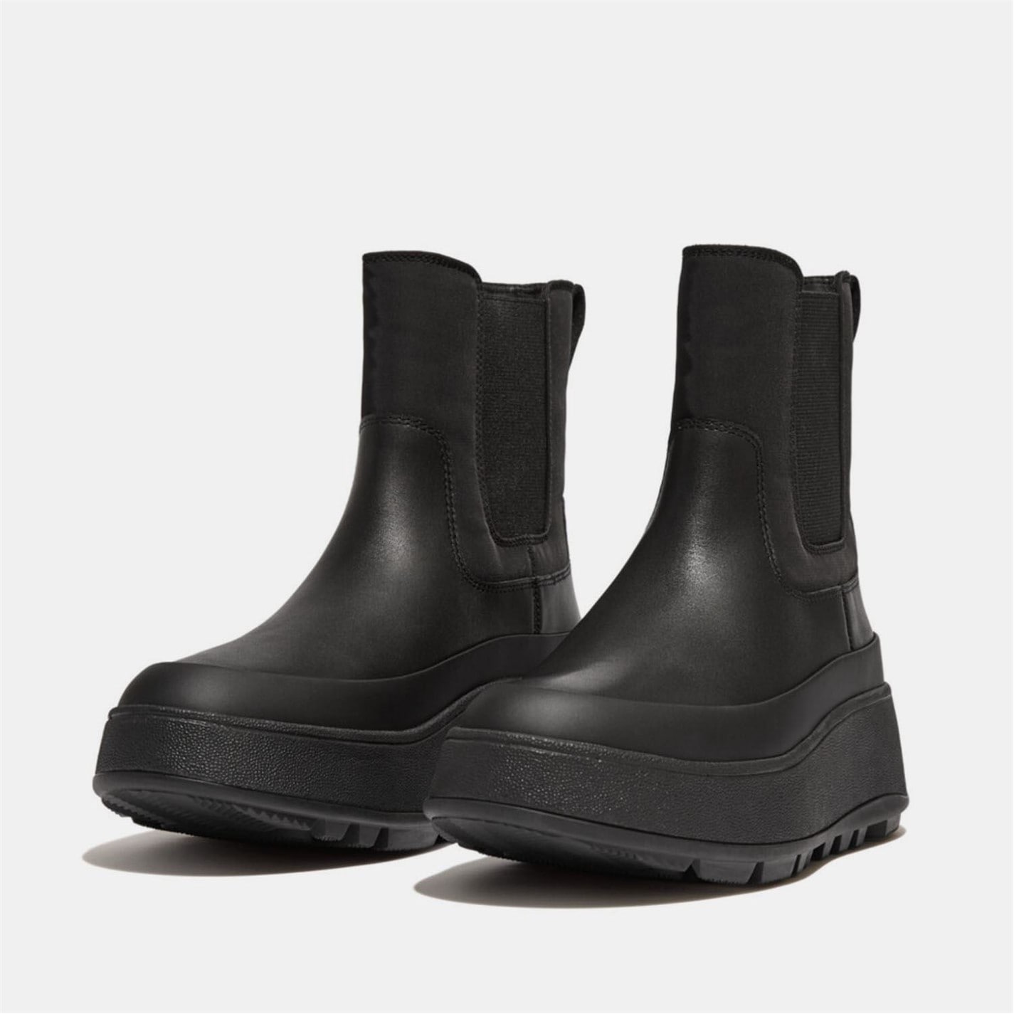 Fitflop F-Mode Water-Resistant Flatform Chelsea Boots - 5