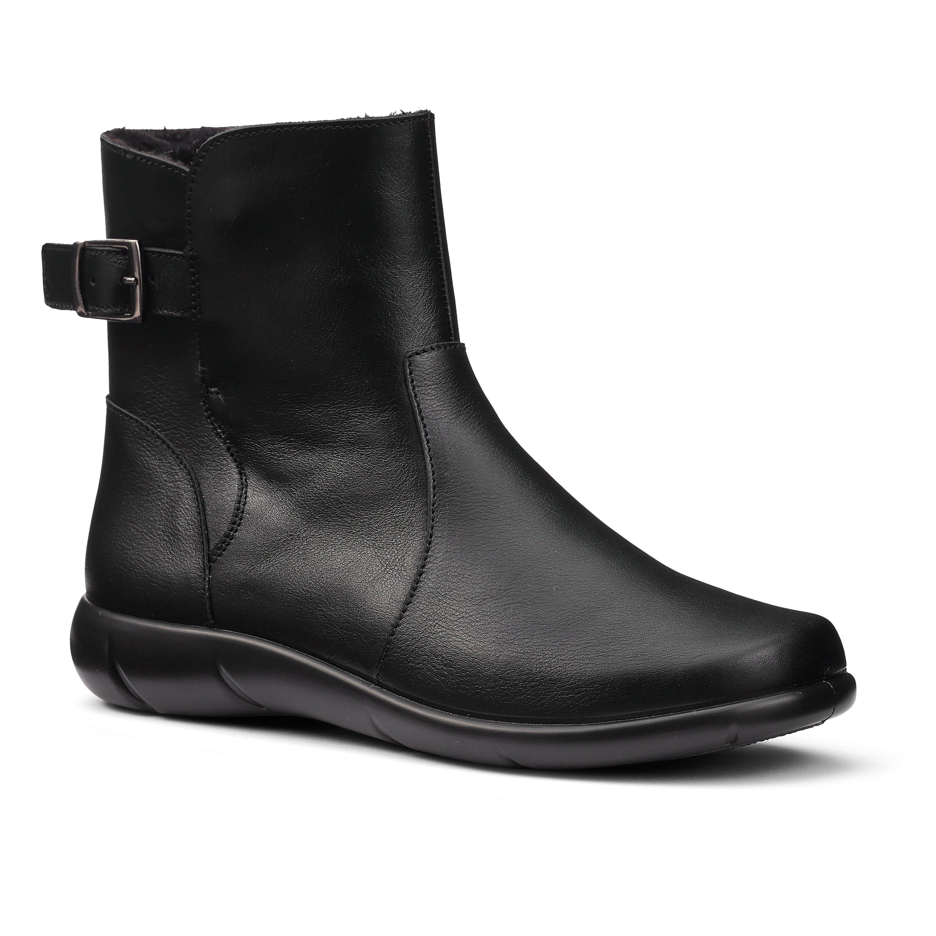 Boty Hotter Black 8291280 Rustle Wide Fit Ankle Boots - 2