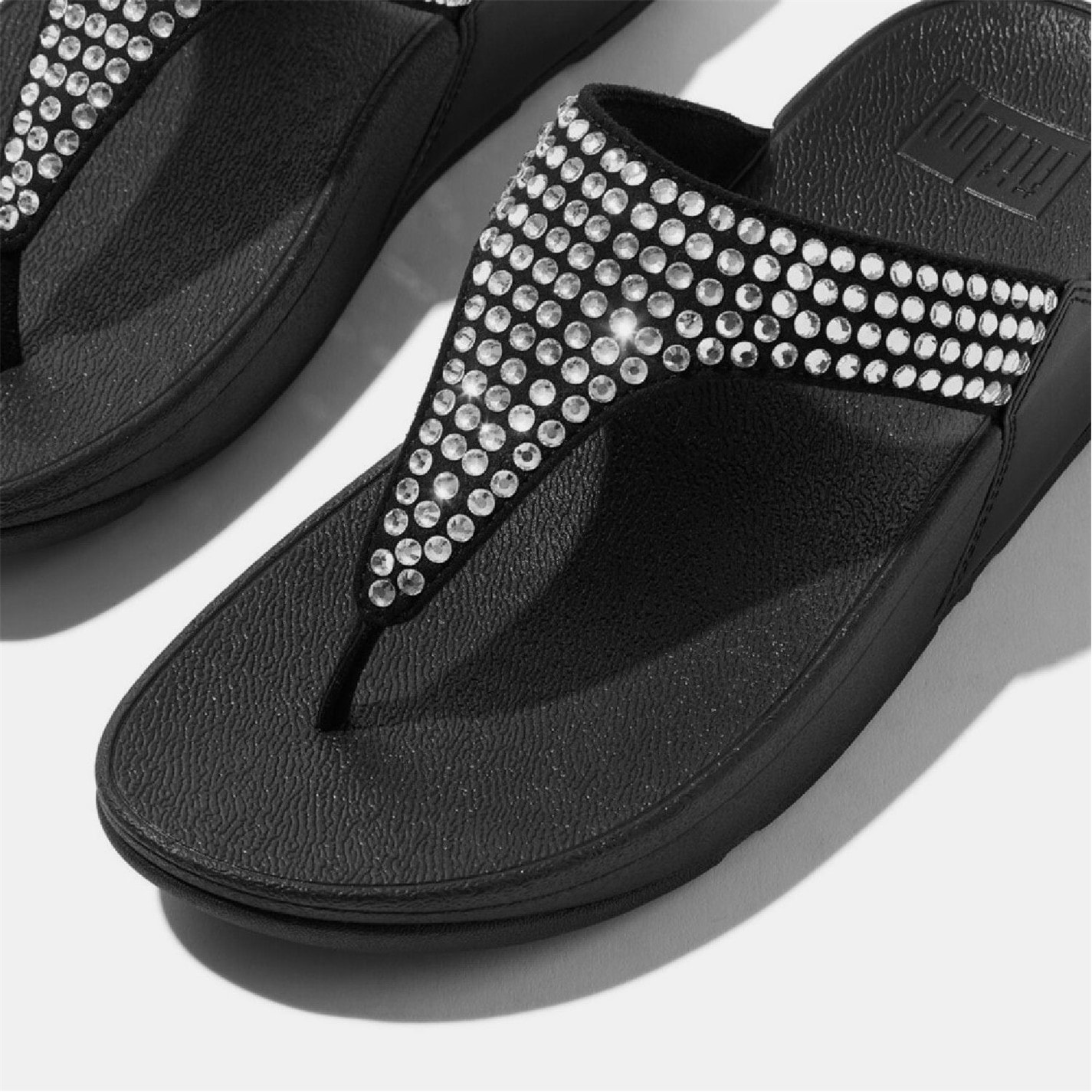 Fitflop Lulu Maxi-Crystal Toe-Post Sandals - 5