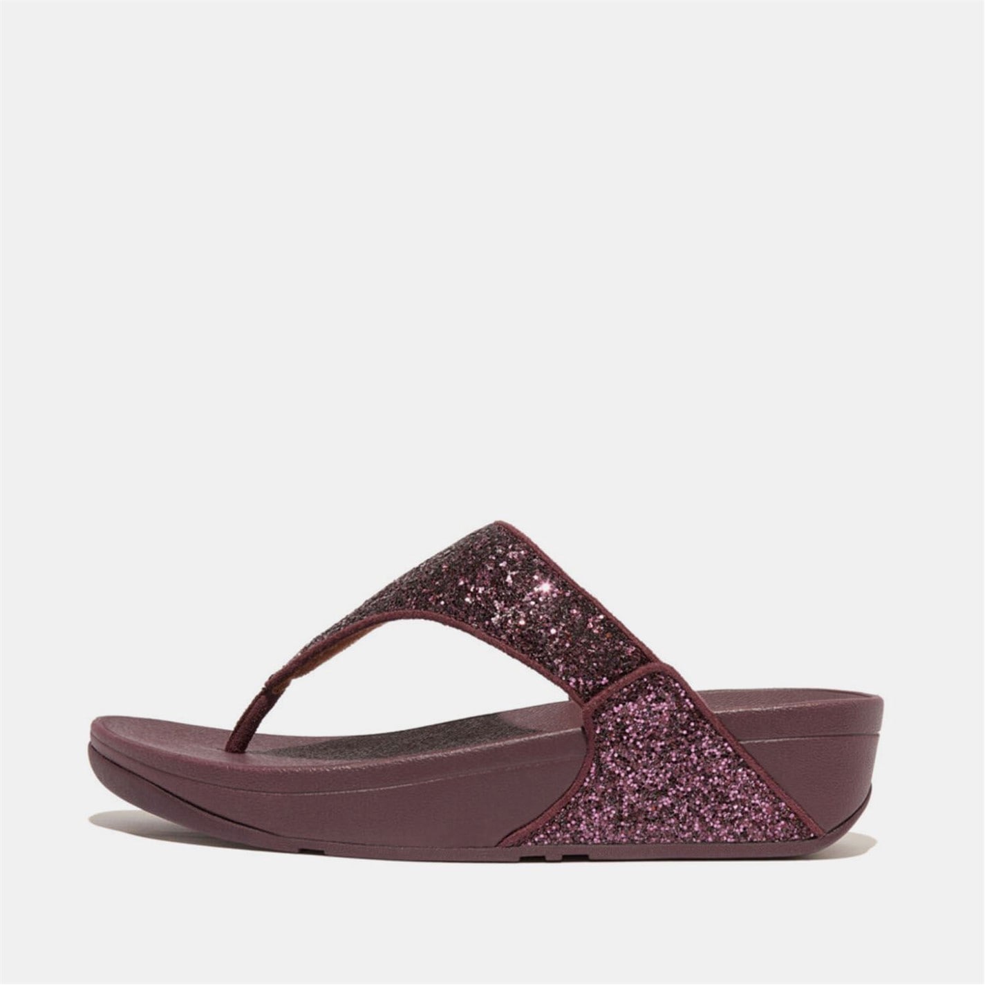 Fitflop Lulu Glitter Toe-Thong Flip Flops - 1