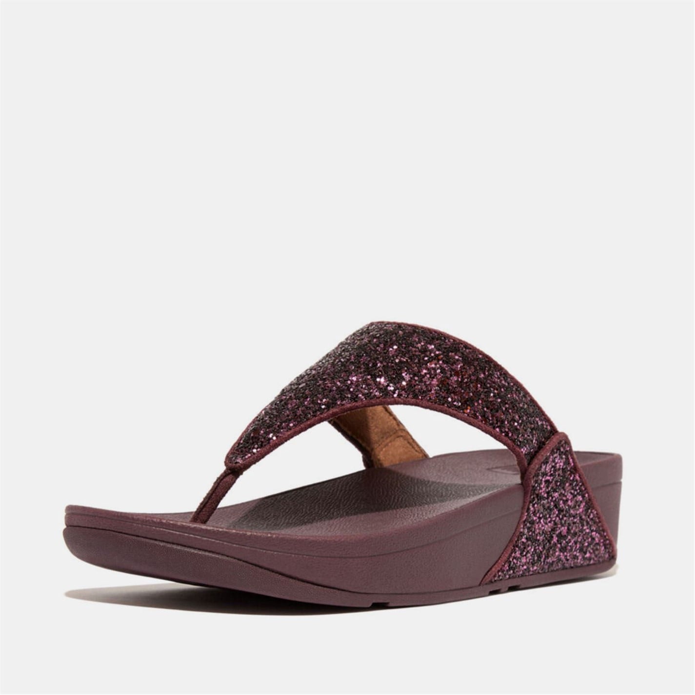 Fitflop Lulu Glitter Toe-Thong Flip Flops - 2
