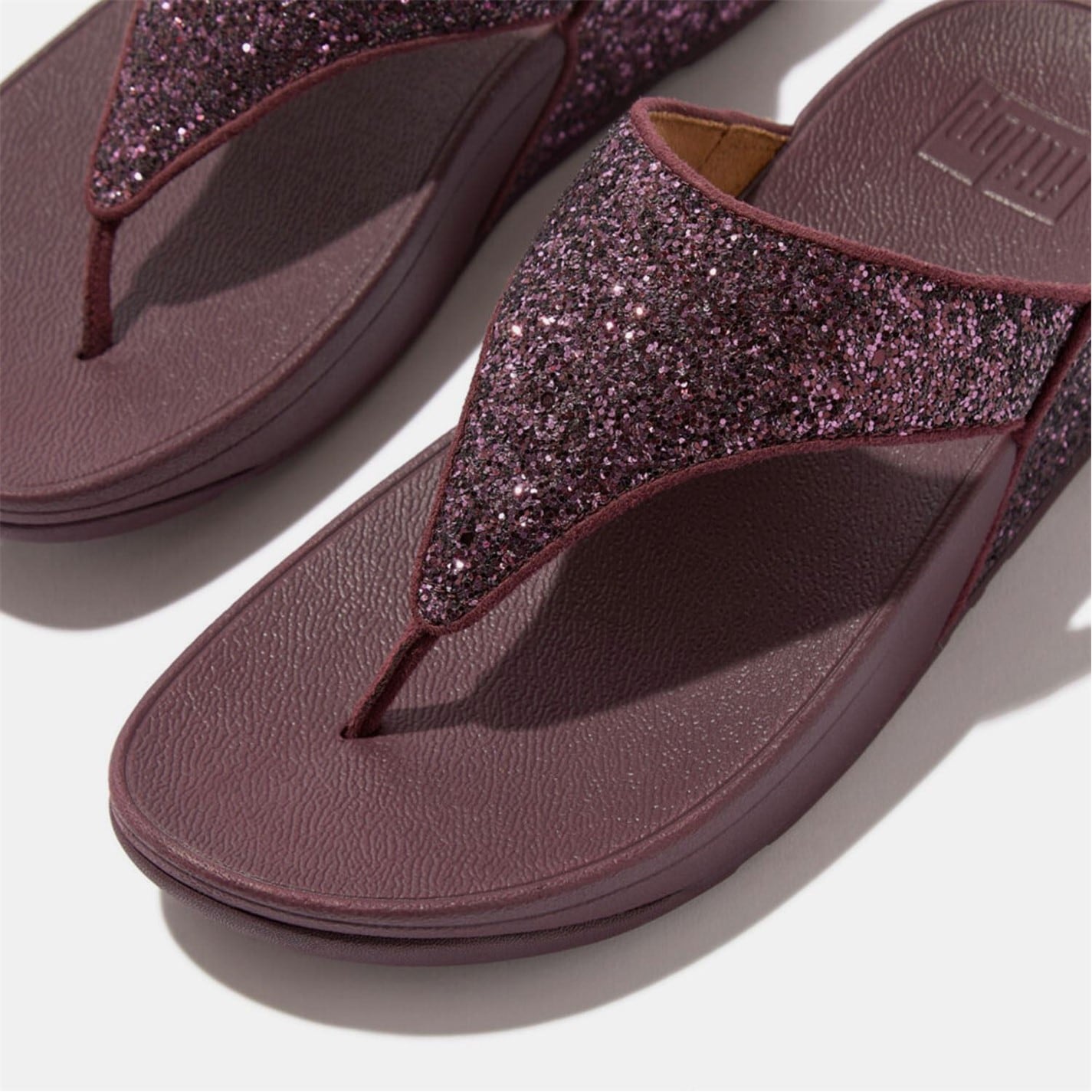 Fitflop Lulu Glitter Toe-Thong Flip Flops - 4