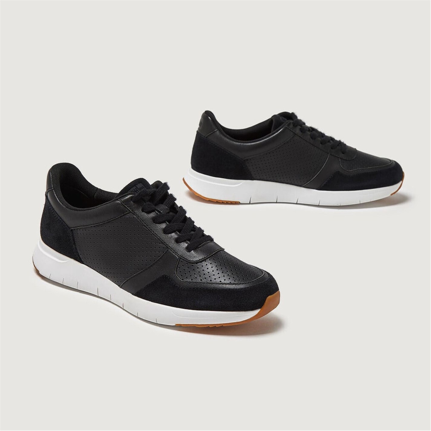 Fitflop Anatomiflex Leather-Mix Trainers - 5
