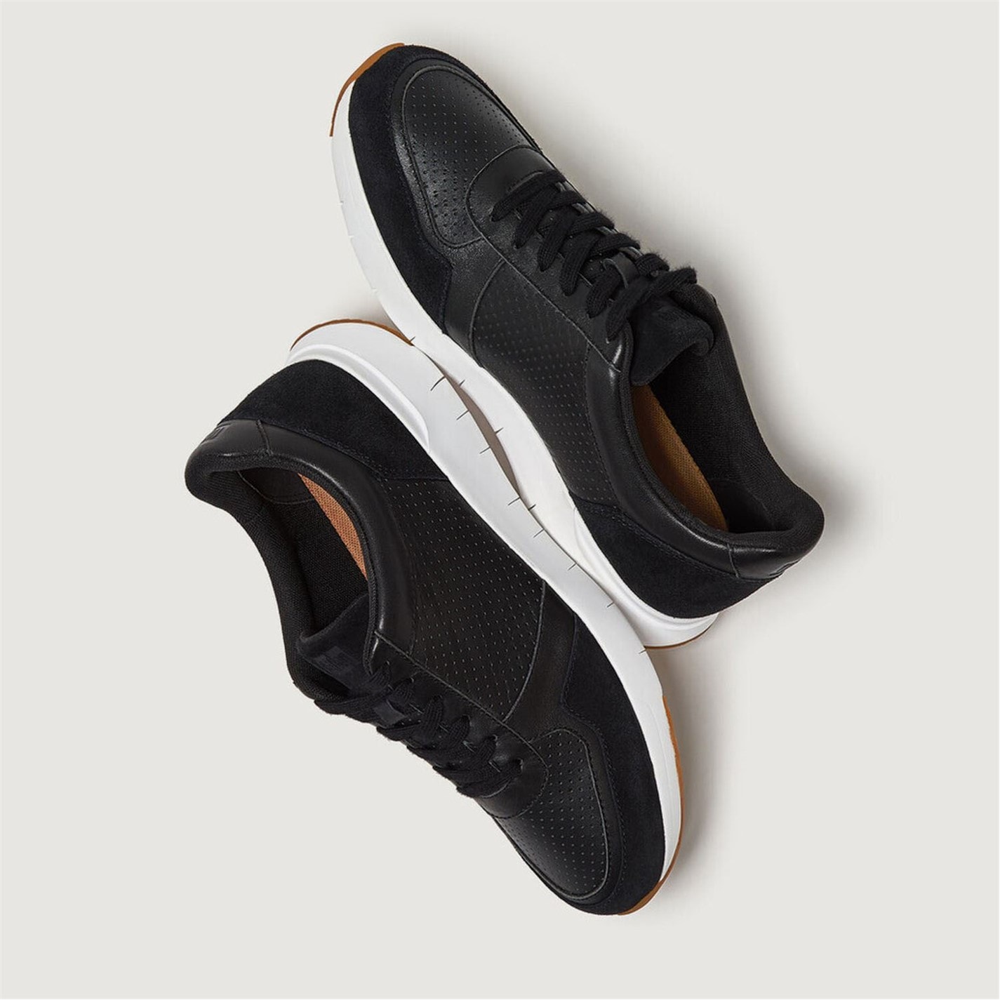 Fitflop Anatomiflex Leather-Mix Trainers - 6