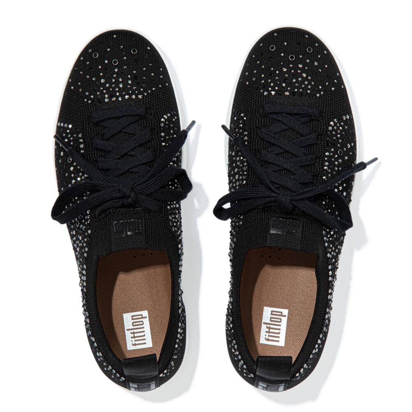 Fitflop Rally Ombre-Crystal Knit Trainers - 3