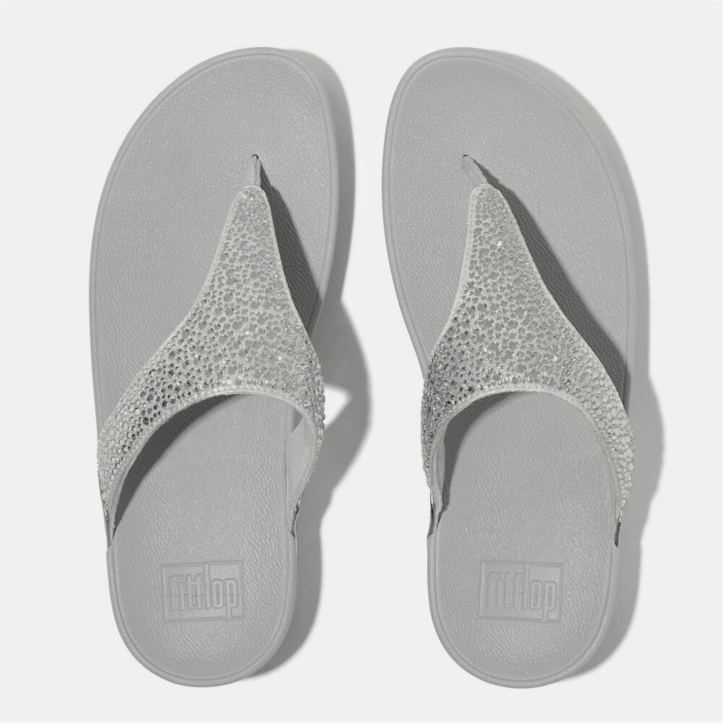 Fitflop Lulu Crystal Toe-Post Sandals - 5