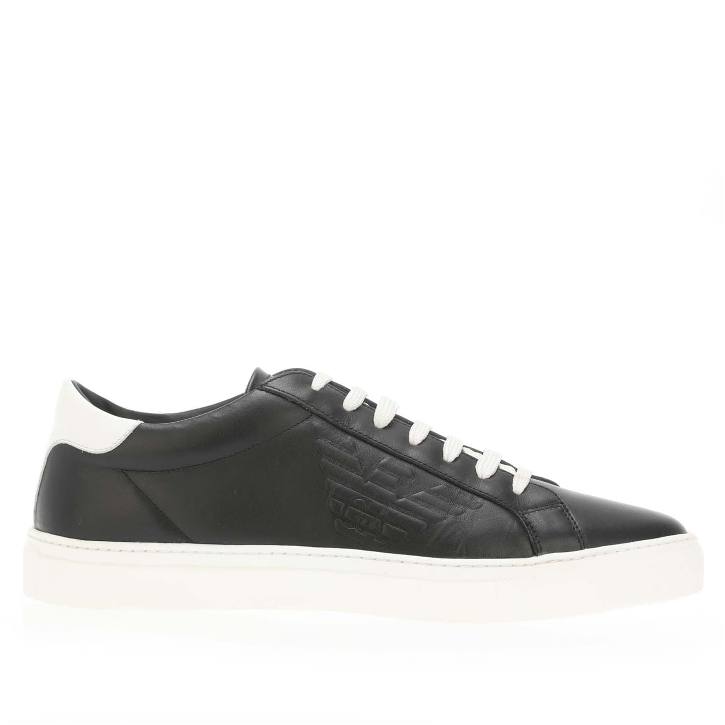 Armani Leather Trainers - 1