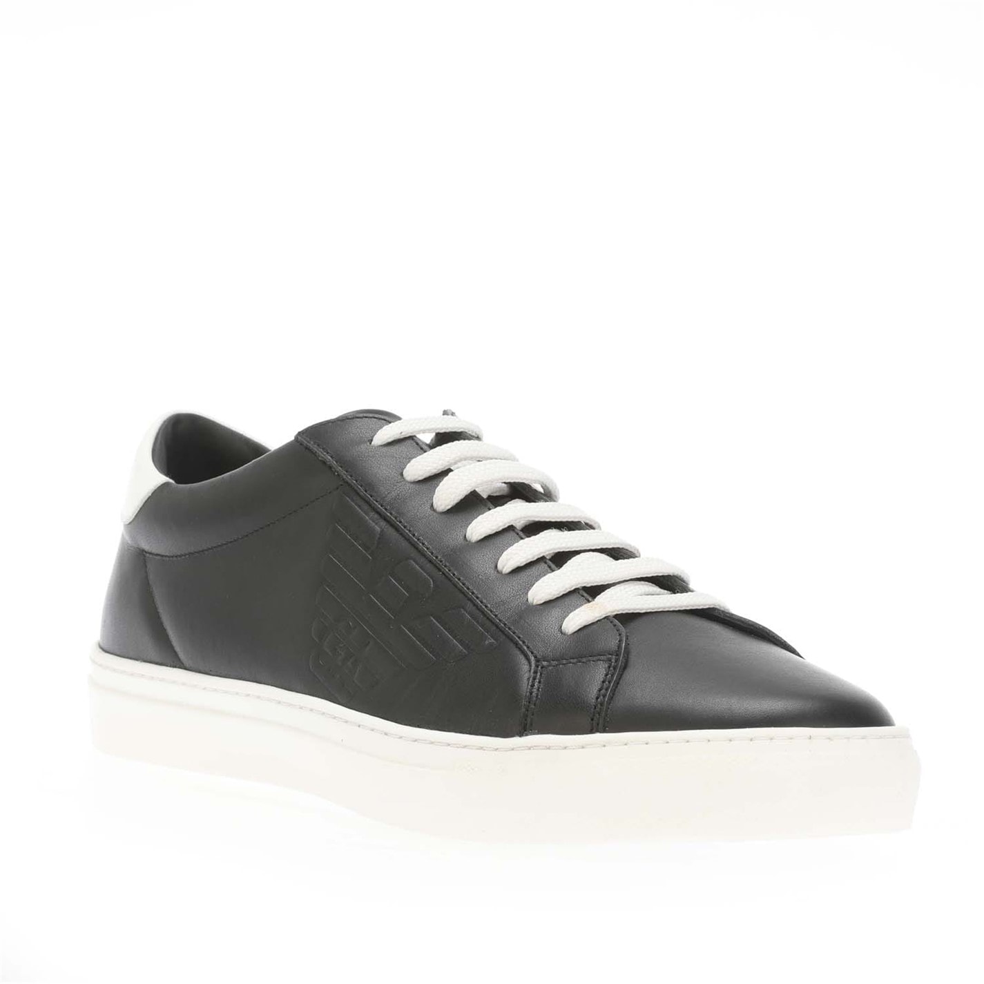 Armani Leather Trainers - 2
