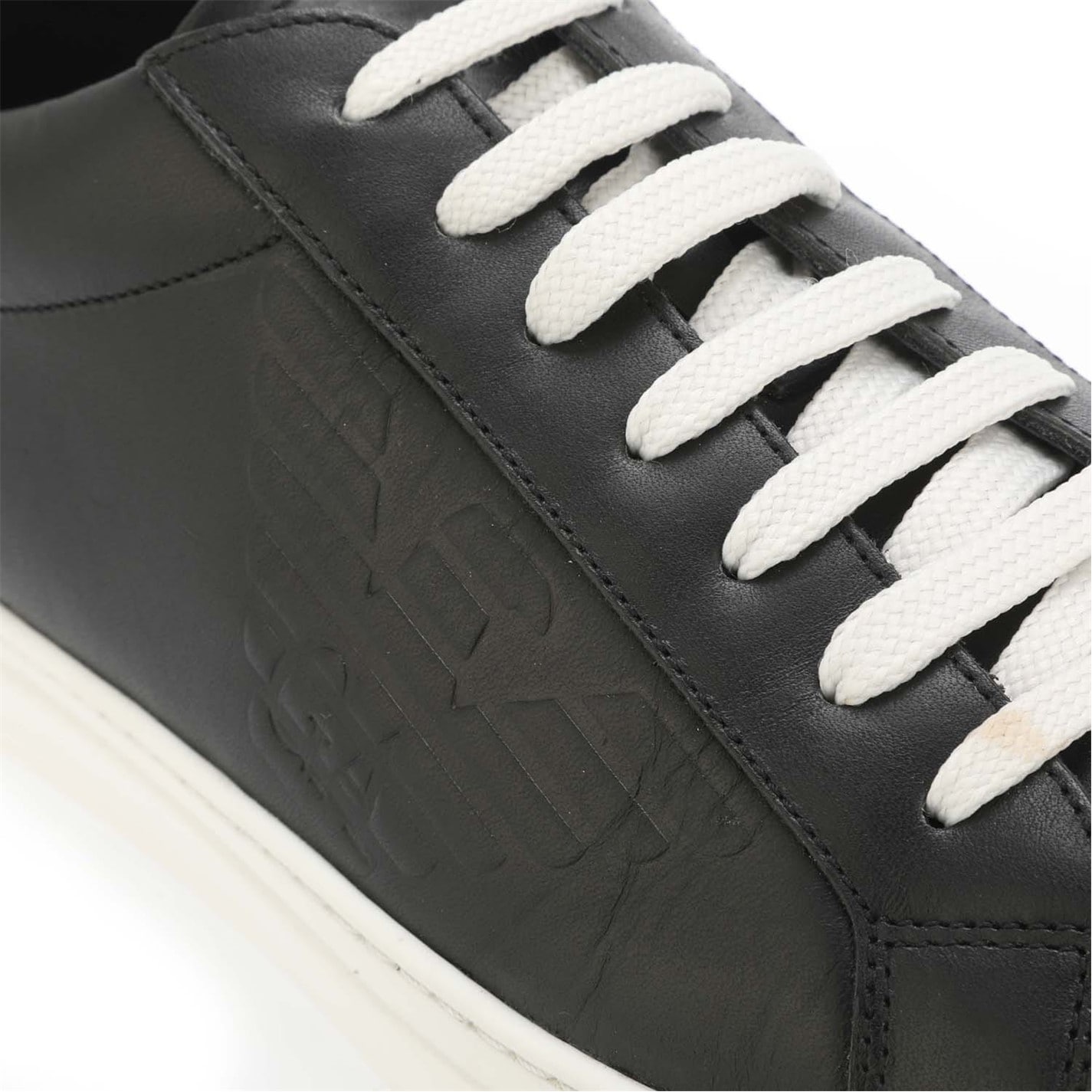 Armani Leather Trainers - 5