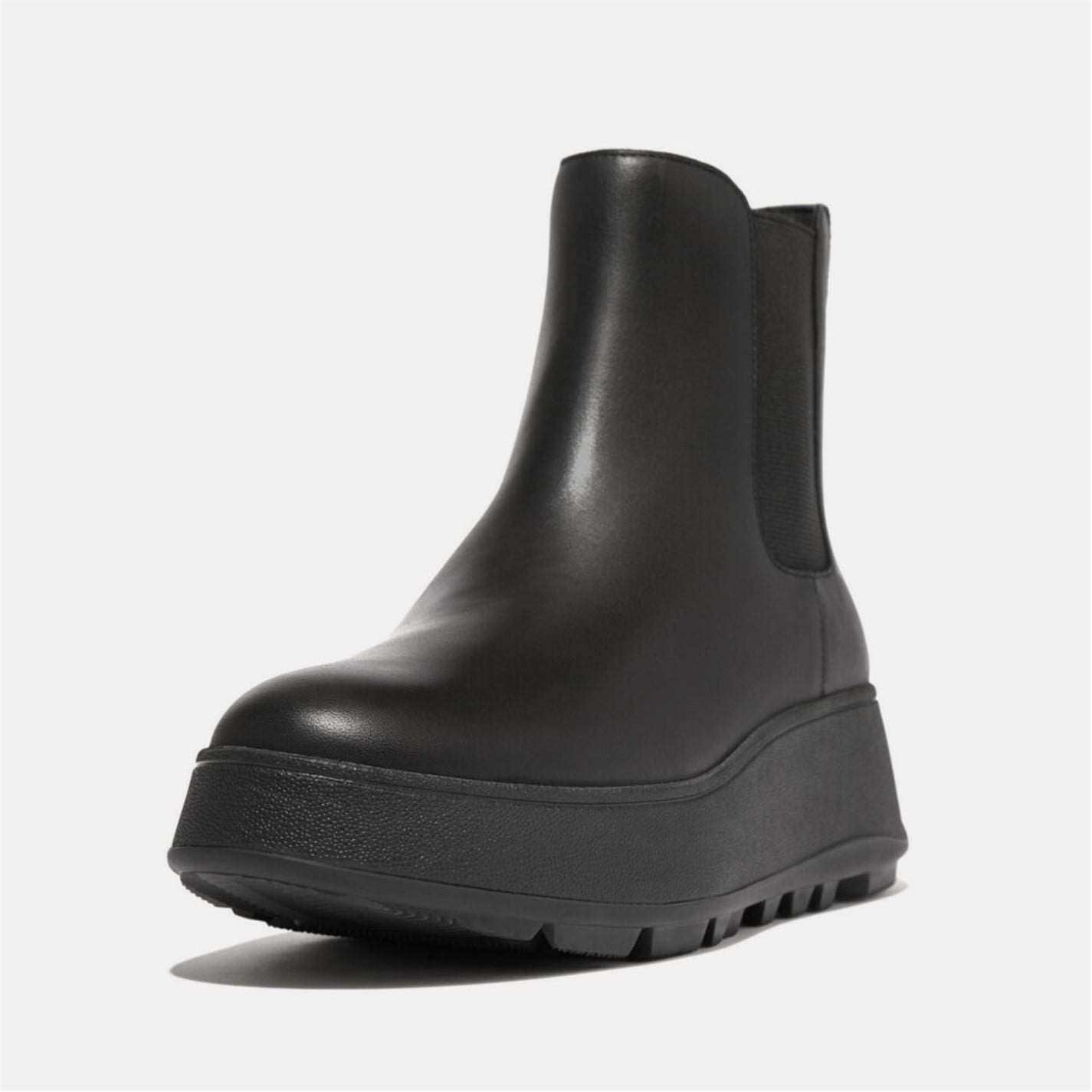 Fitflop F-Mode Waterproof Leather Flatform Chelsea Boots - 2