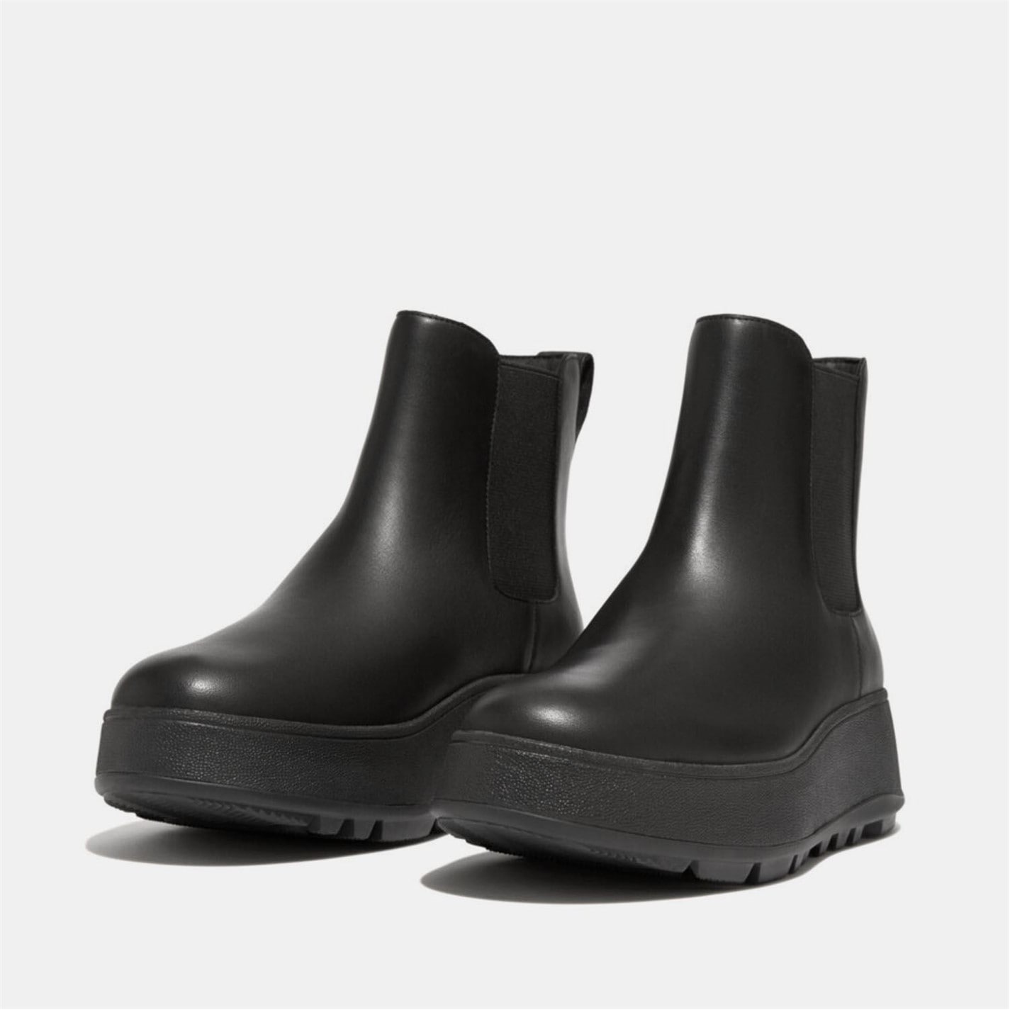 Fitflop F-Mode Waterproof Leather Flatform Chelsea Boots - 4