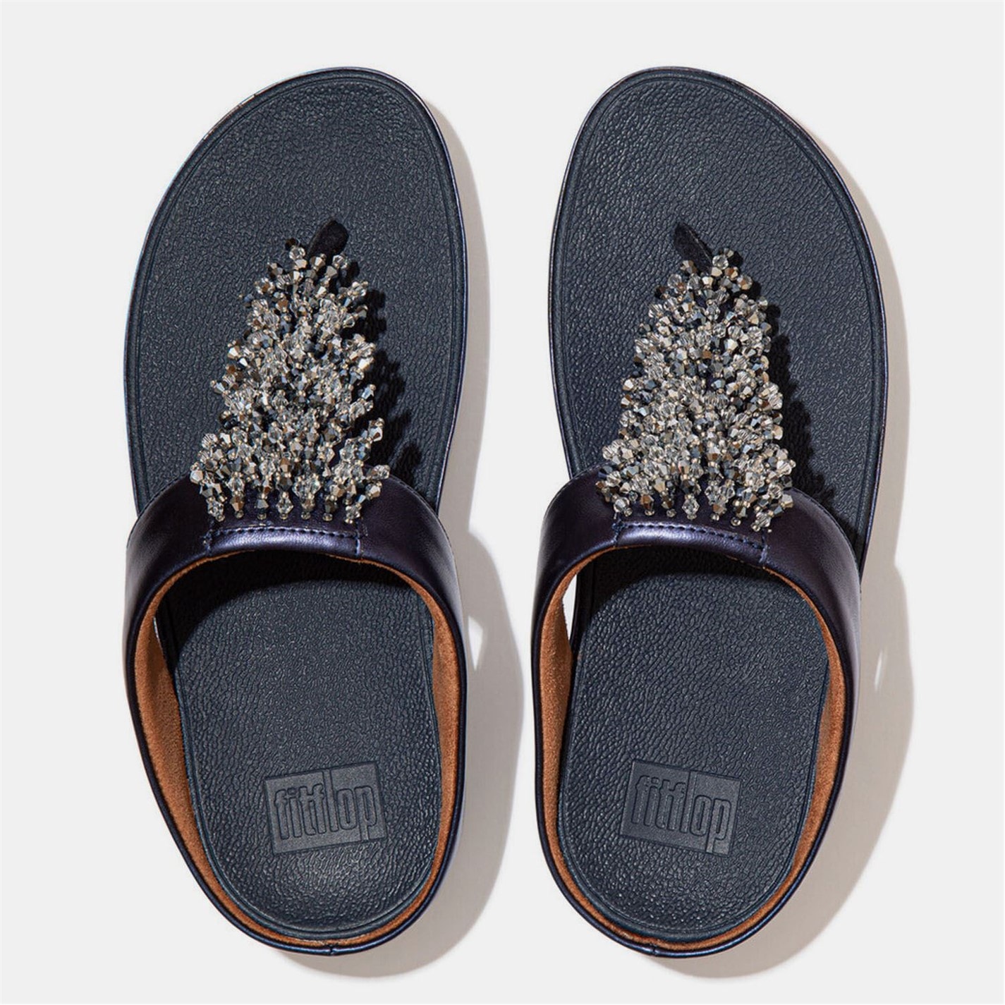 Fitflop Rumba Beaded Toe-Post Sandals - 4