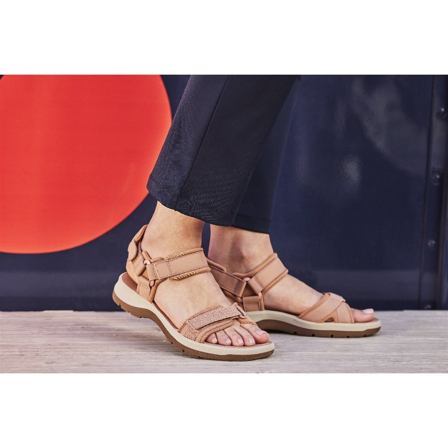 Rockport Pink 1172740 Trail Tech Sandal TUSCANY ECO WSHBL - 6