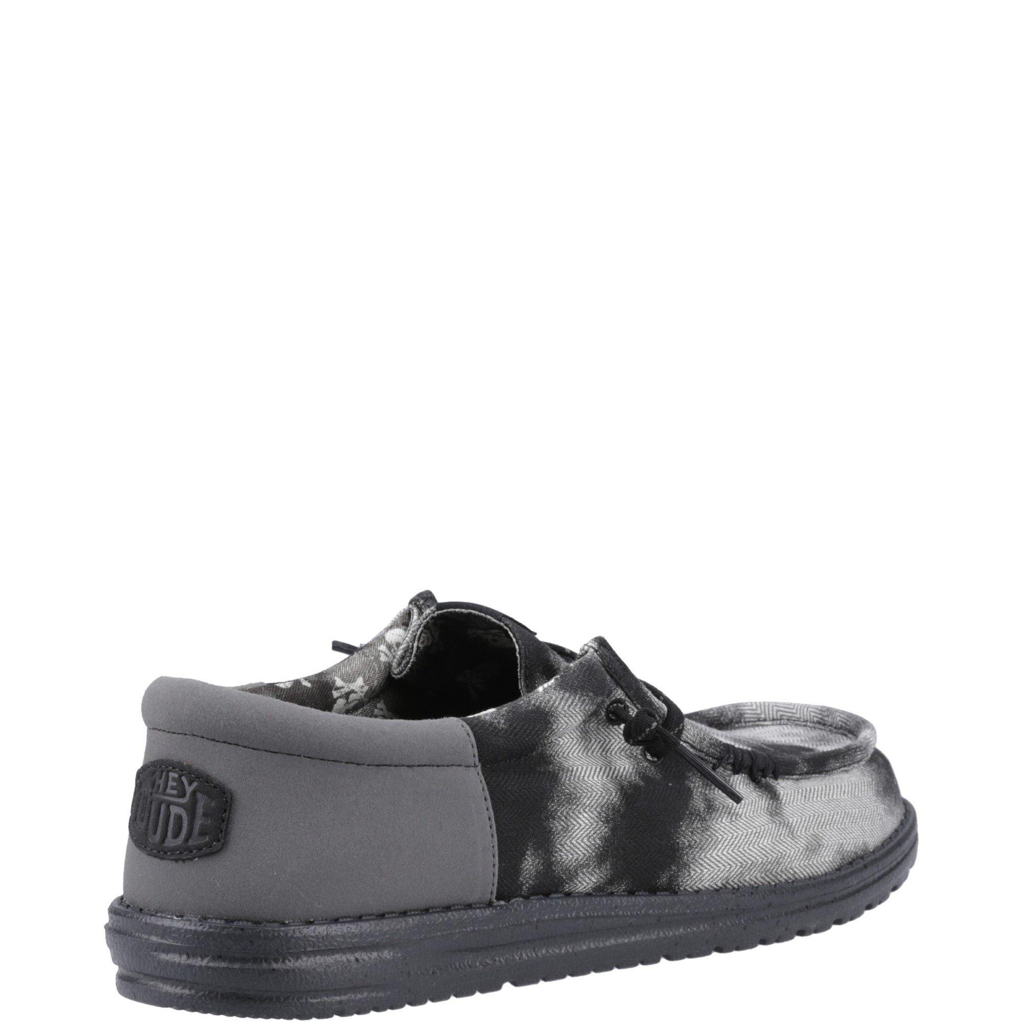 Tenisky HEYDUDE Black 2358074 Wally Funk Overdye Shoe - 3