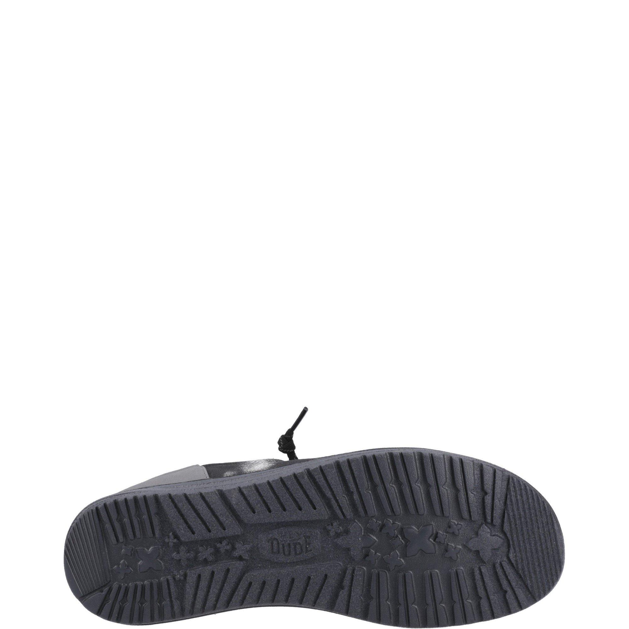 Tenisky HEYDUDE Black 2358074 Wally Funk Overdye Shoe - 4