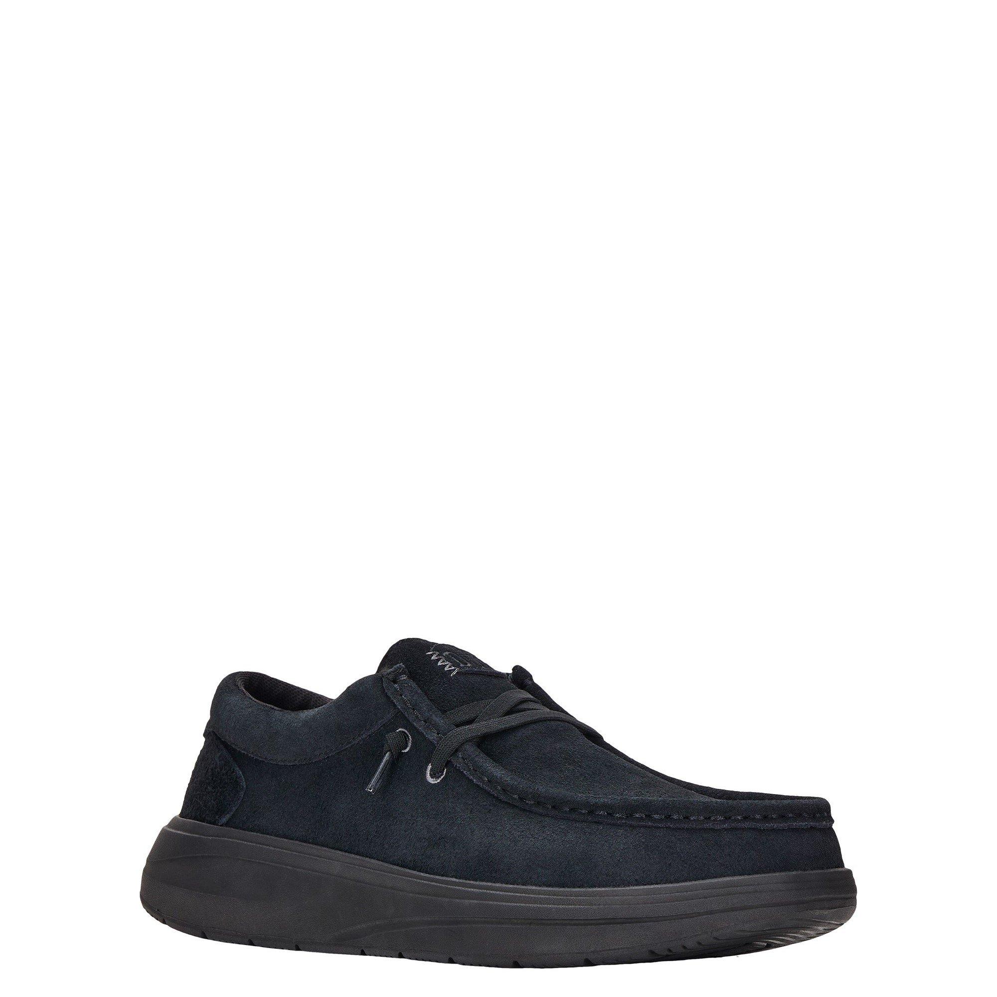 Tenisky HEYDUDE Black 1817325 Wally X Suede Shoes - 2