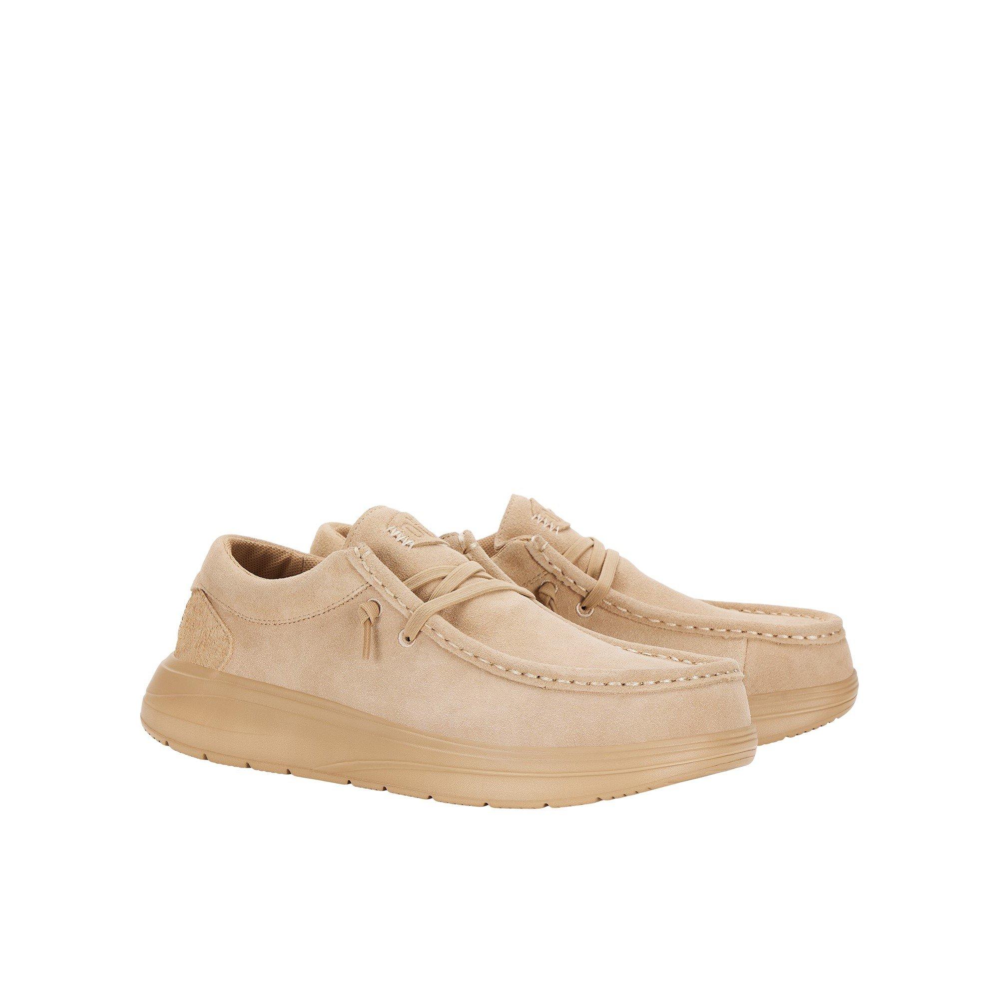 Tenisky HEYDUDE Tan 160309 Wally X Suede Shoes - 2