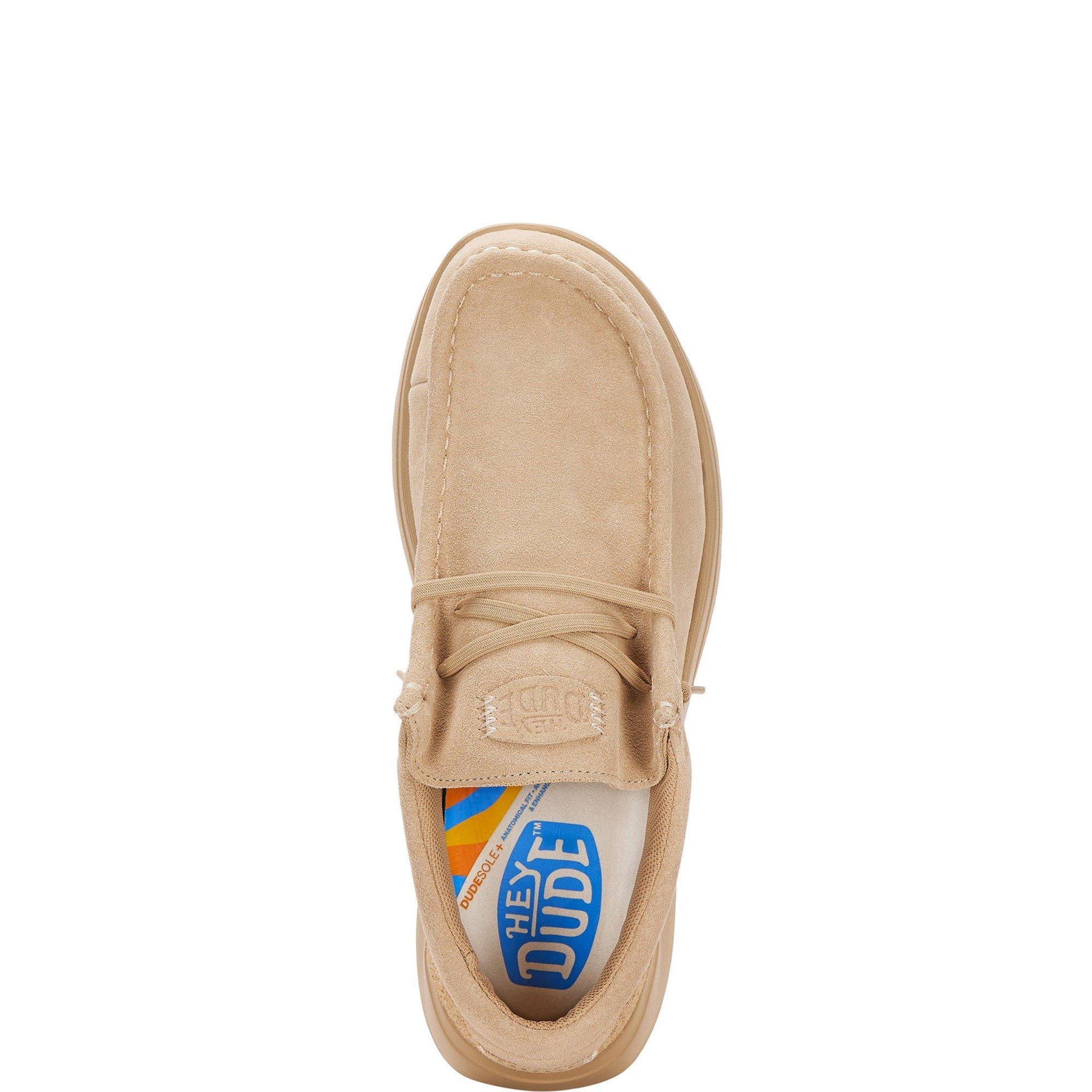Tenisky HEYDUDE Tan 160309 Wally X Suede Shoes - 4