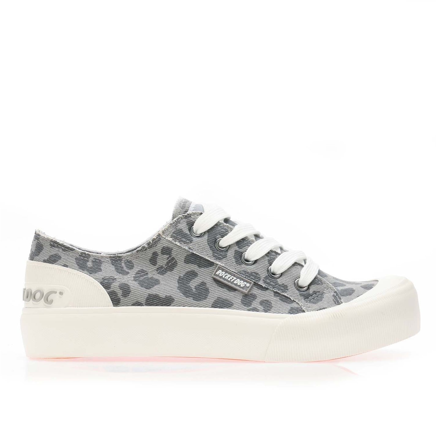 Rocket Dog Jazzin Plus Leopard Platform Trainers - 1