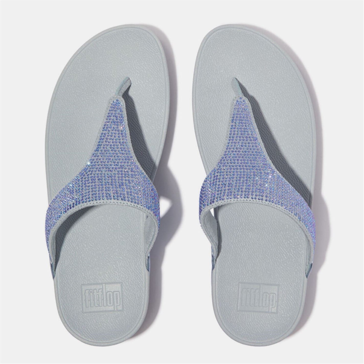 Fitflop Lulu Crystal Toe-Post Sandals - 5