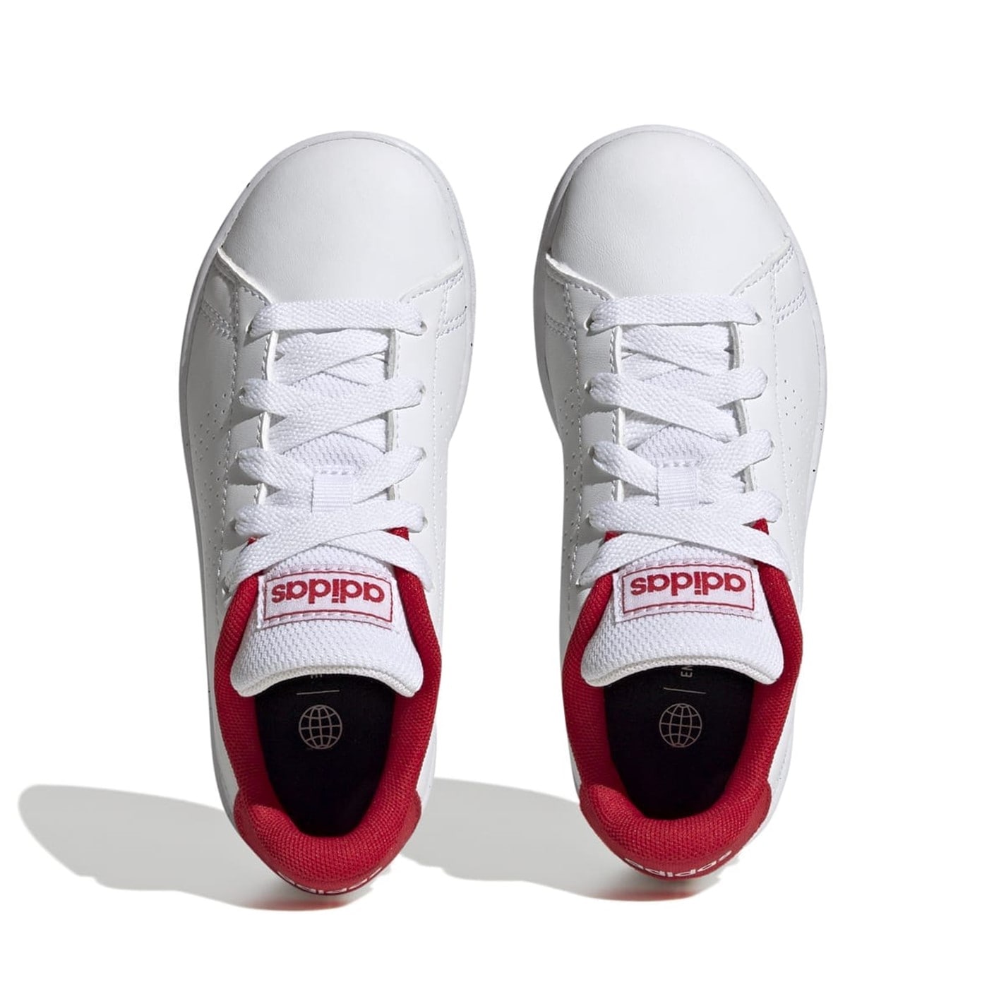 Tenisky adidas White red 6318779 Advantage Trainers - 3
