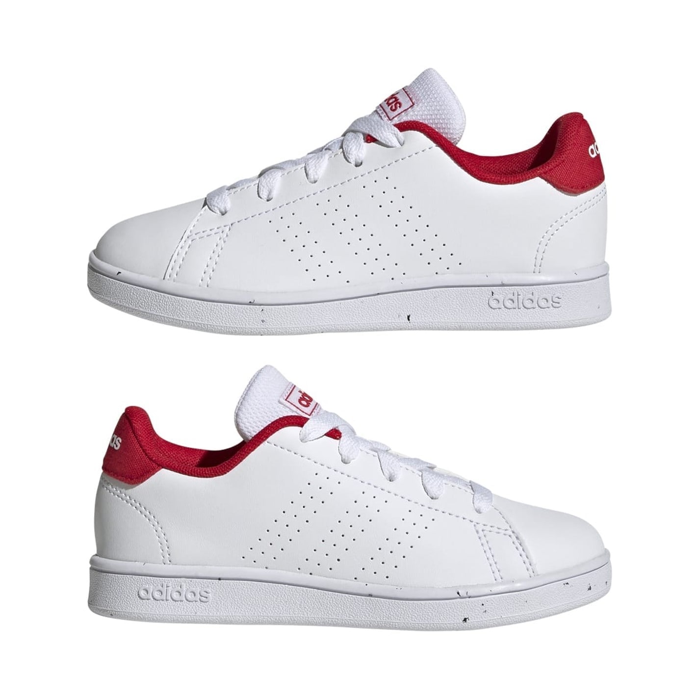 Tenisky adidas White red 6318779 Advantage Trainers - 10