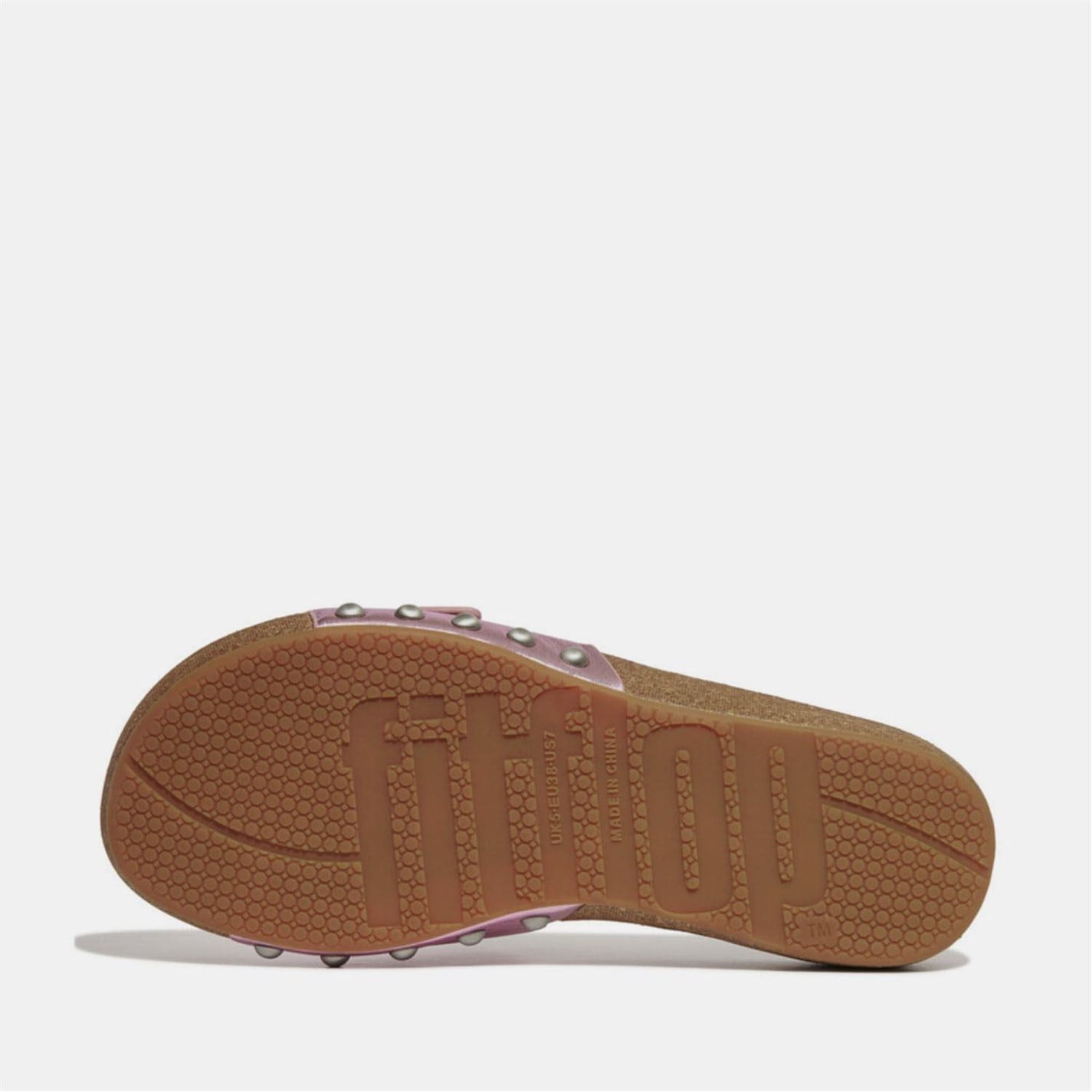 Fitflop iQushion Adjustable Buckle Metallic Sliders - 3