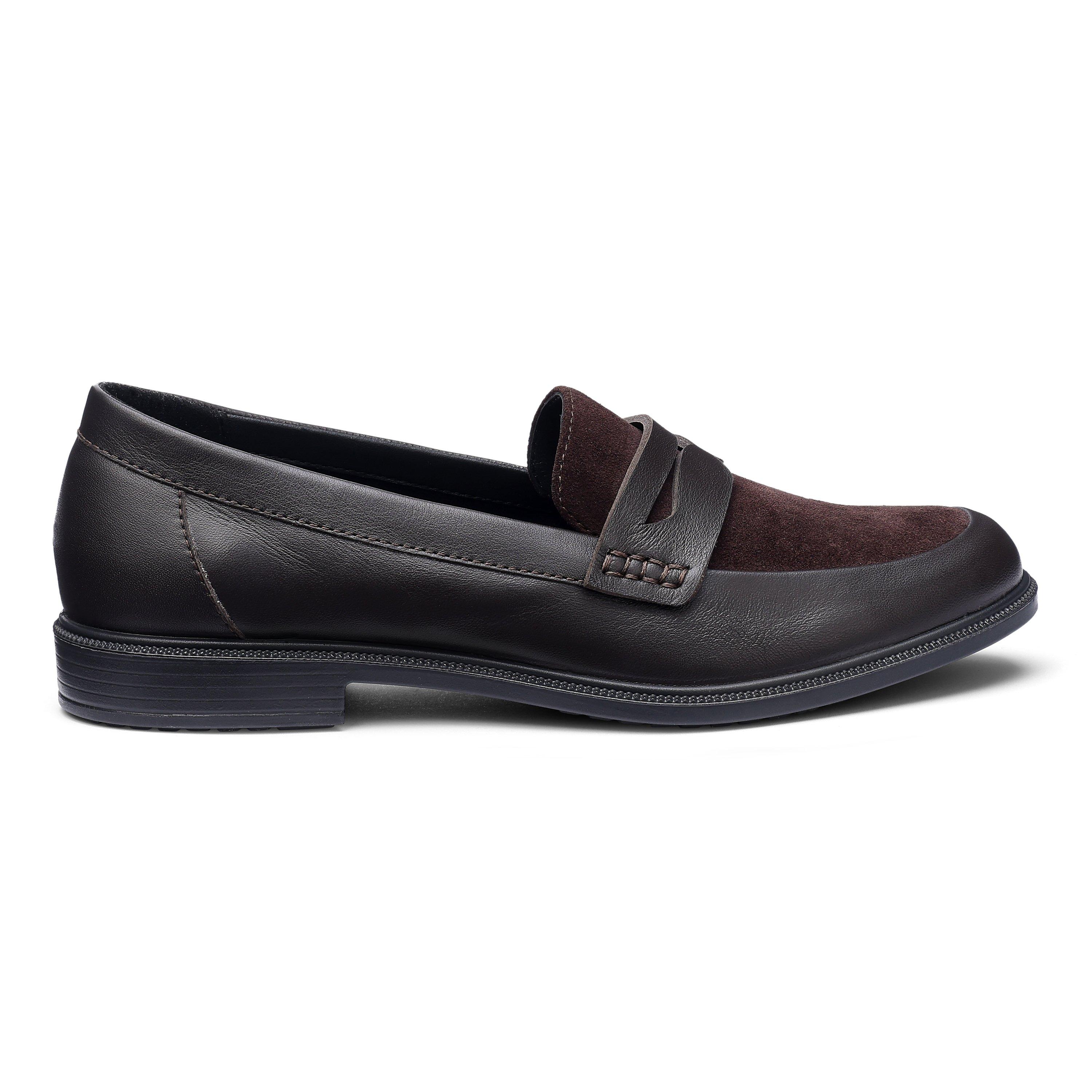 Hotter Chocolate 4247190 Dorset Standard Fit Loafers - 1