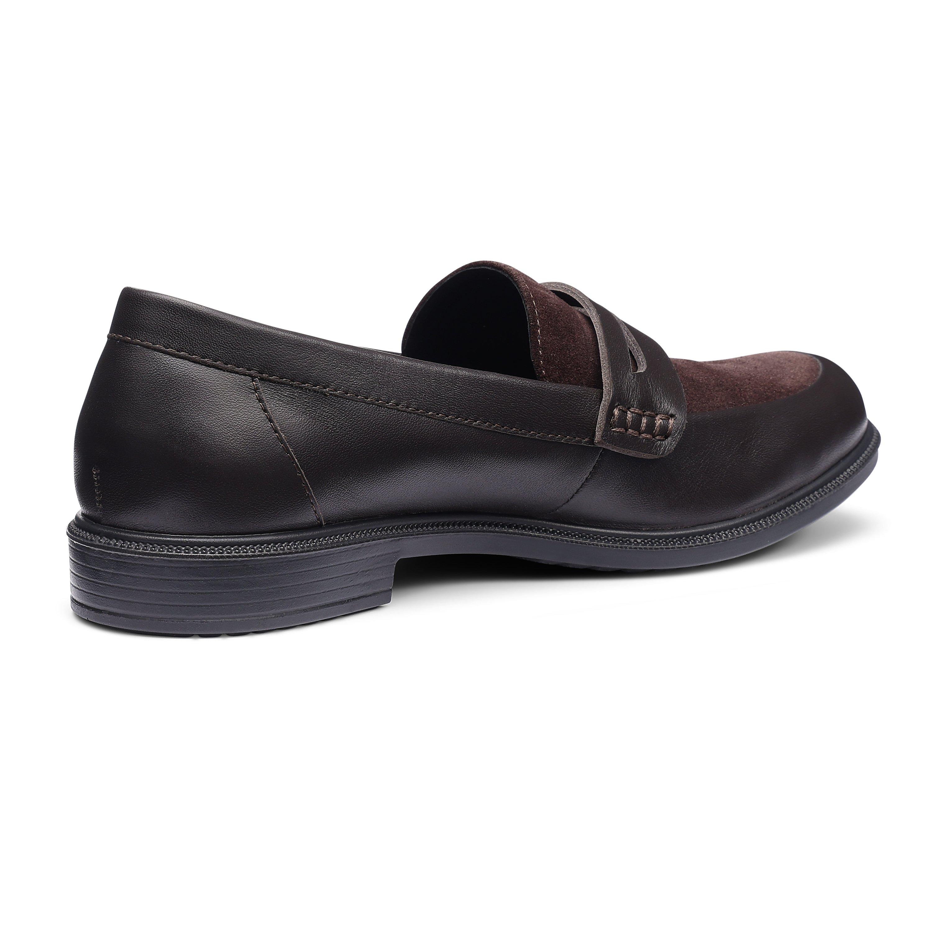 Hotter Chocolate 4247190 Dorset Standard Fit Loafers - 4