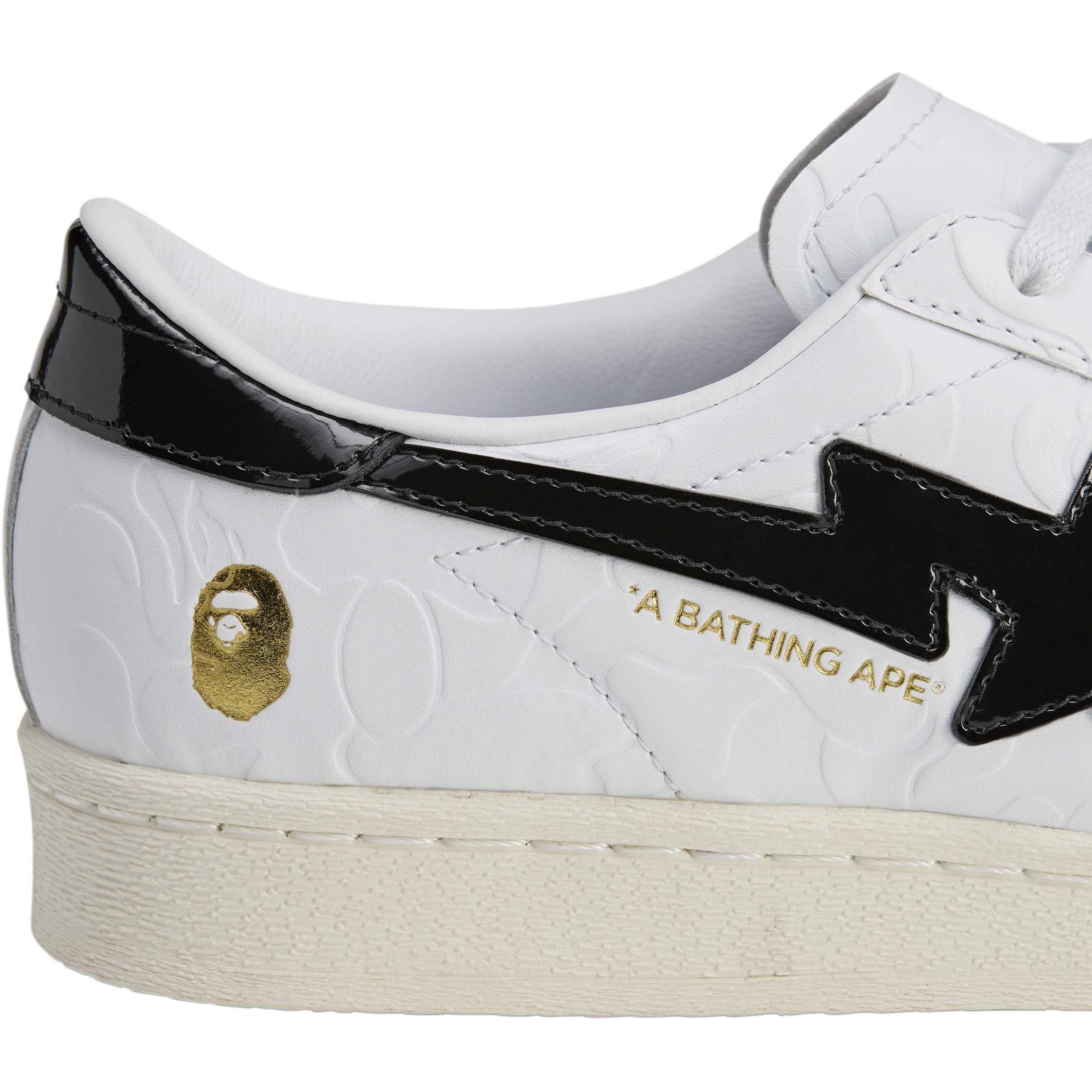 Tenisky adidas Originals White 5951968 Bape SSTR Shoes - 8