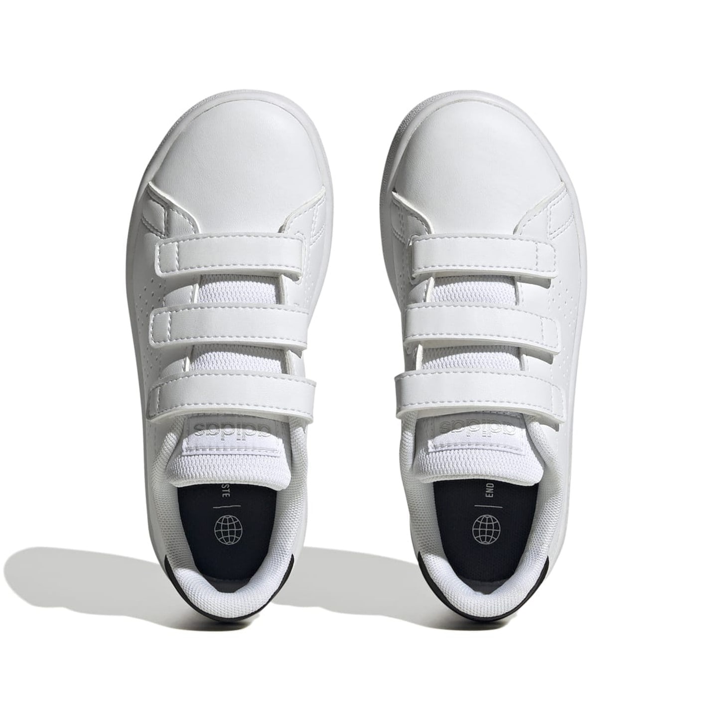 Tenisky adidas White Black 6769475 Kids Advantage Court Lifestyle Shoes - 3