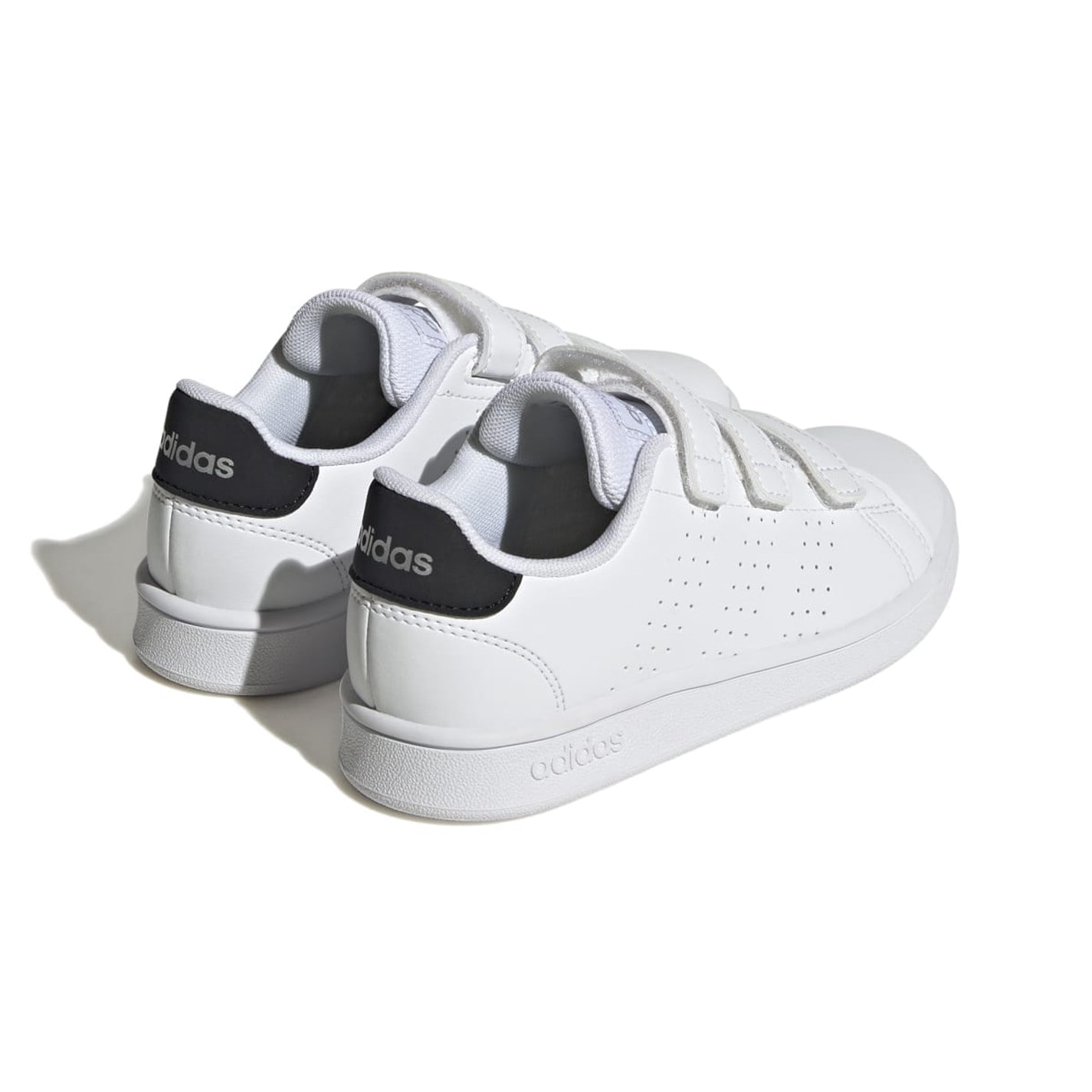 Tenisky adidas White Black 6769475 Kids Advantage Court Lifestyle Shoes - 7