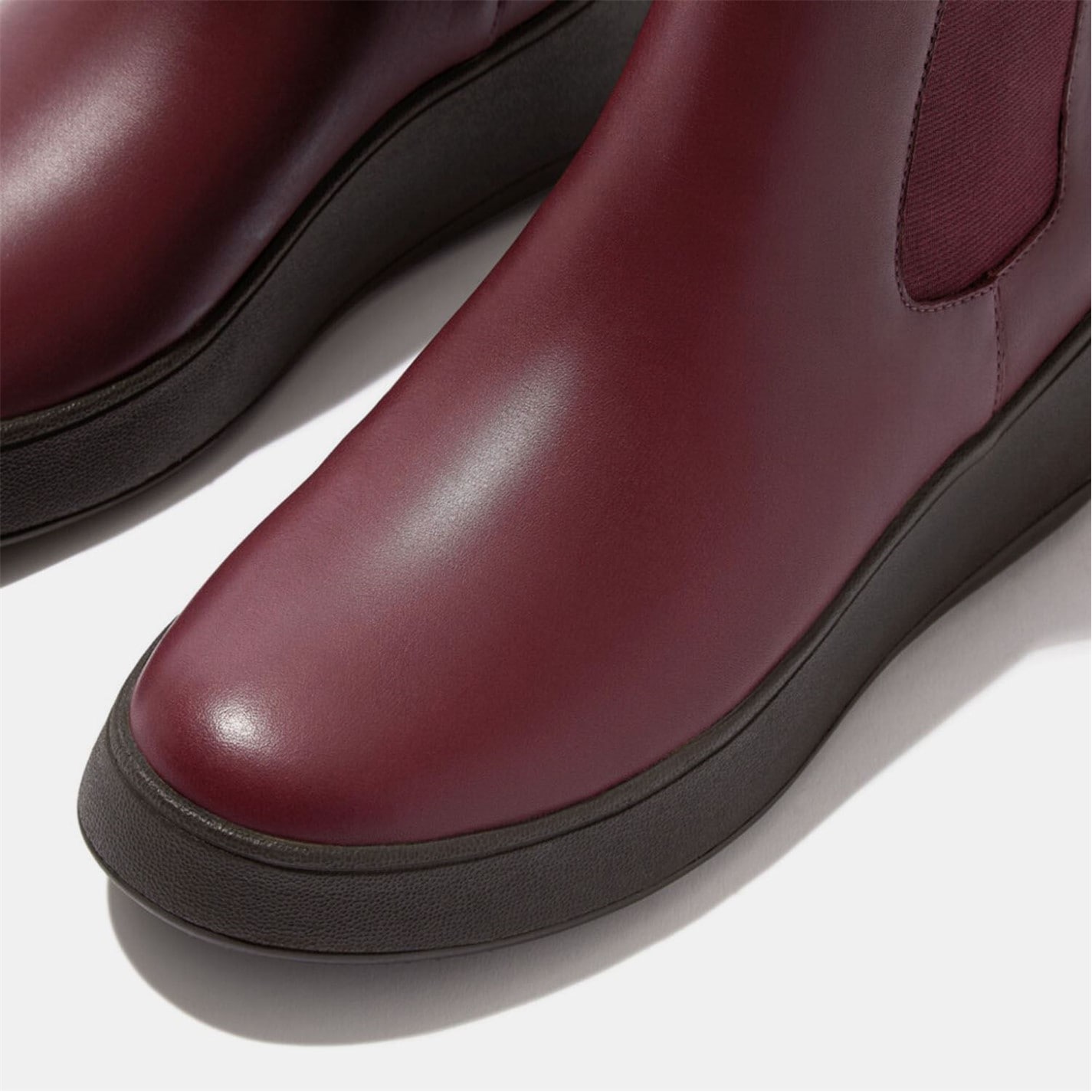 Fitflop F-Mode Leather Flatform Chelsea Boots - 5