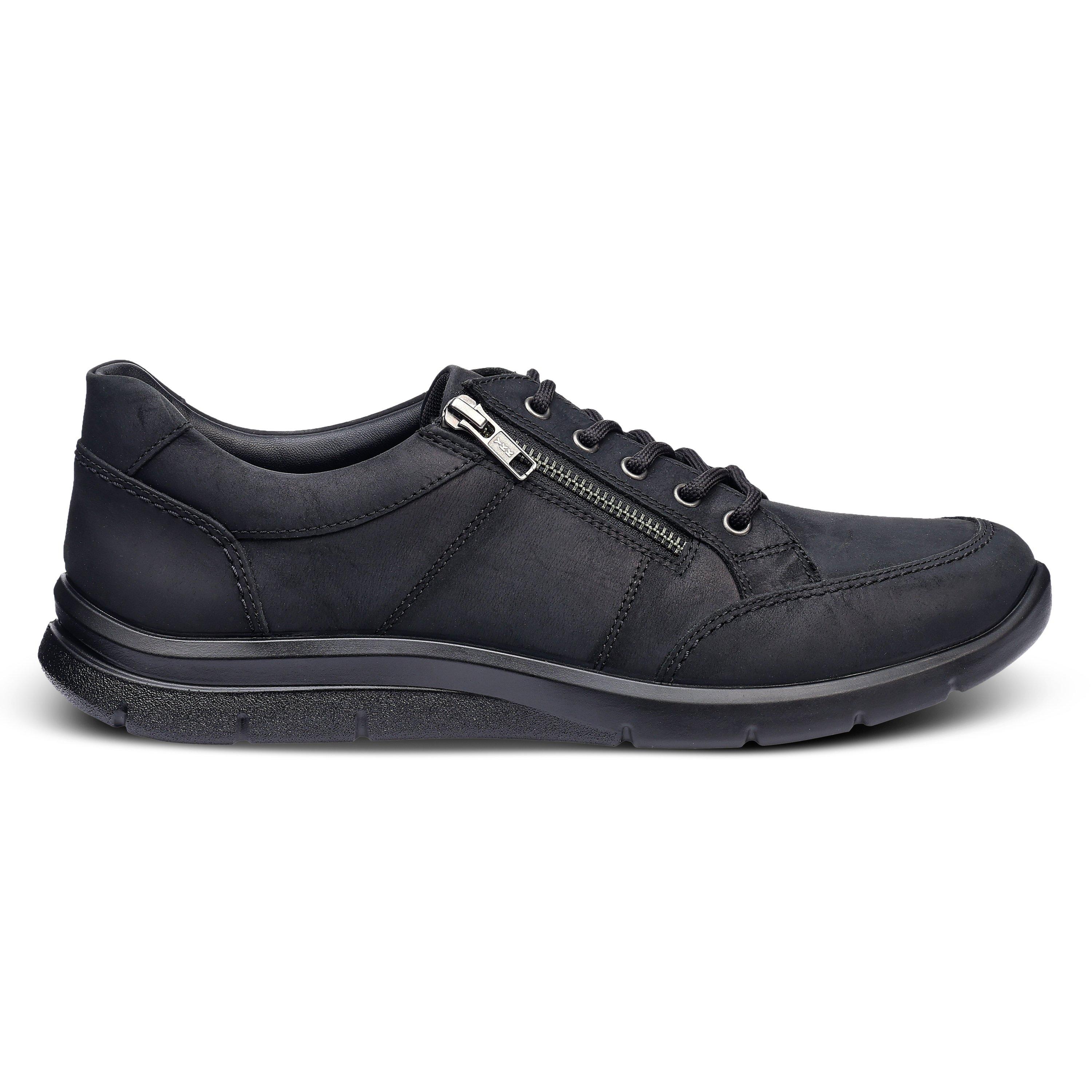 Tenisky Hotter Black 213115 Finn Wide Fit Mens Shoes - 1