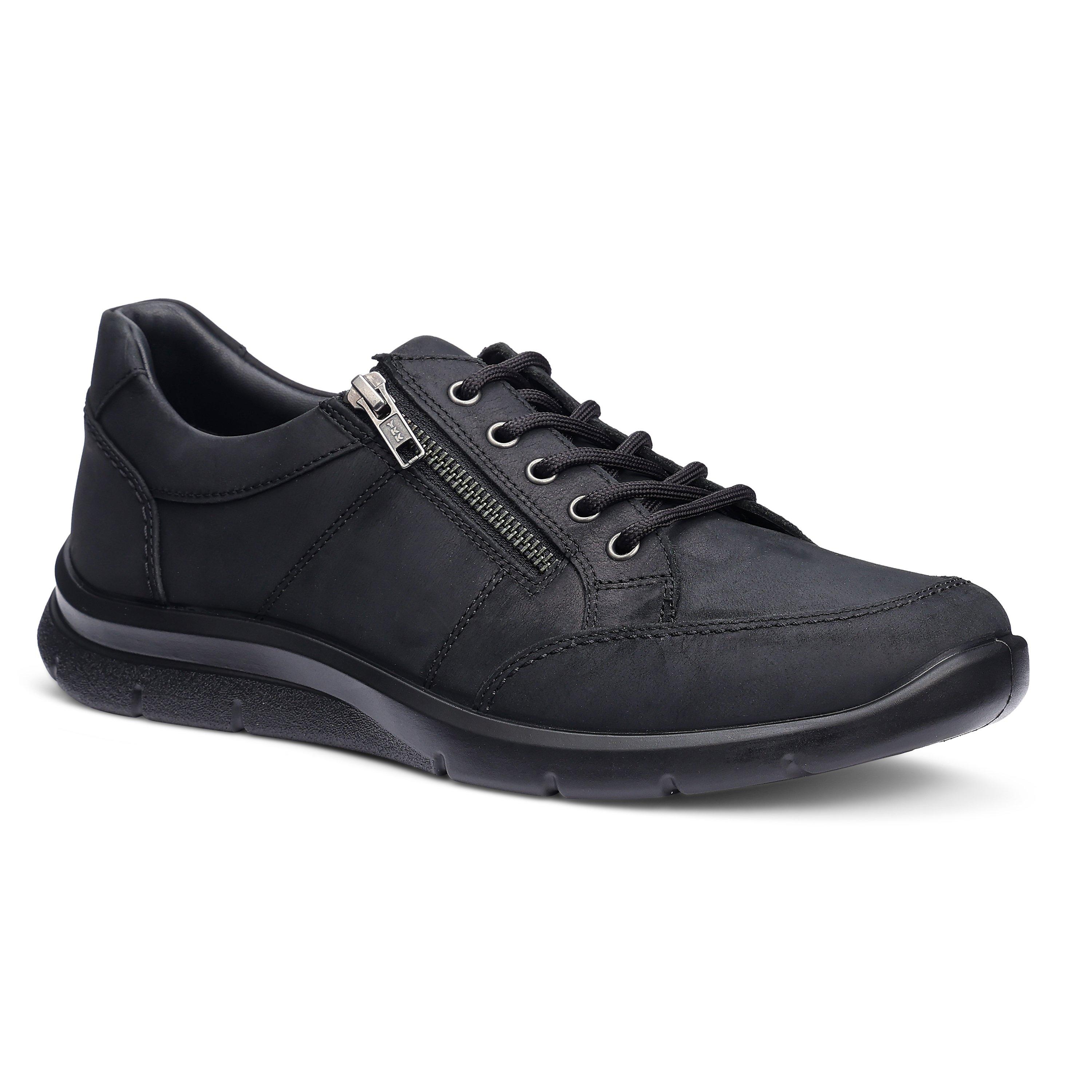Tenisky Hotter Black 213115 Finn Wide Fit Mens Shoes - 2