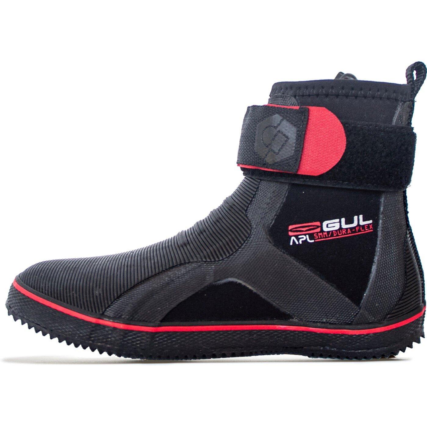 Boty Gul Black/Red 4583235 5MM ALL PURPOSE LACE WETSUIT BOOT - 4
