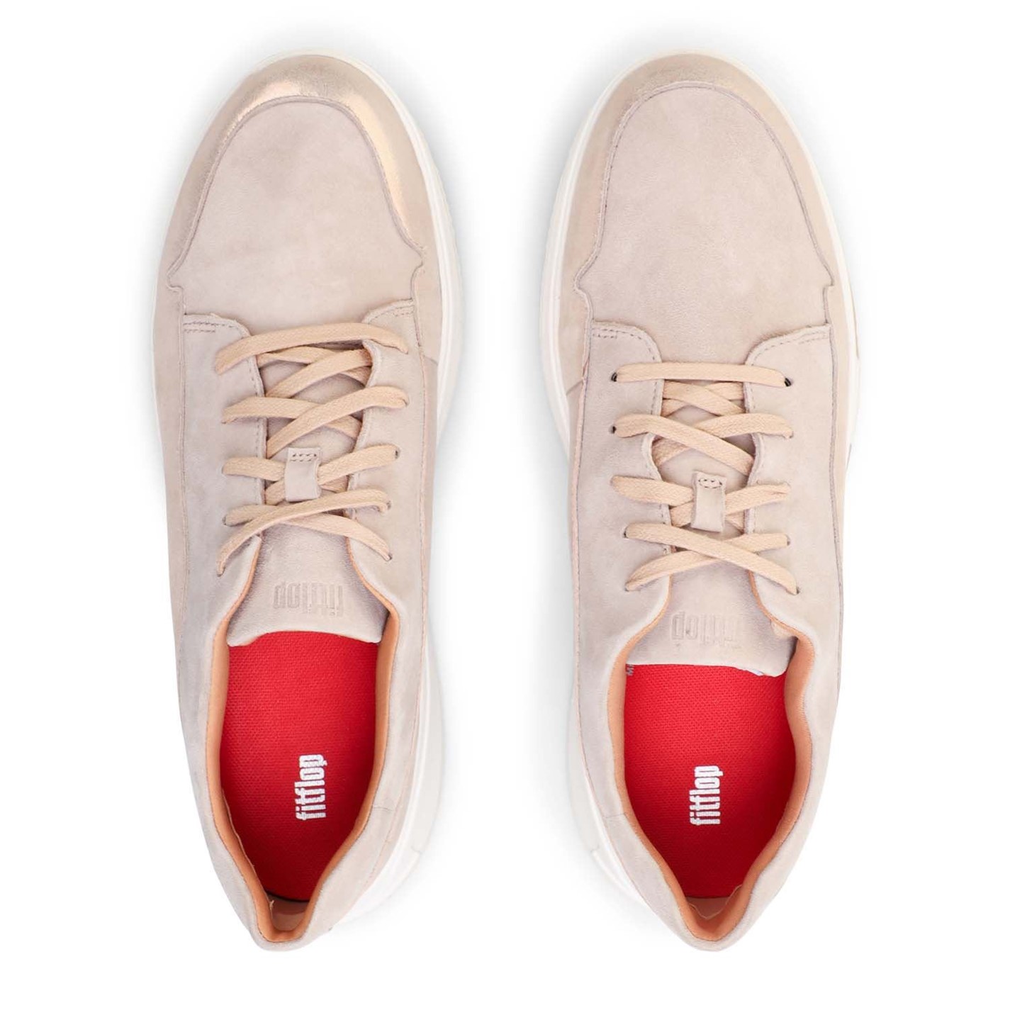 Tenisky Fitflop Beige 5968381 Freya Suede Sneakers - 4